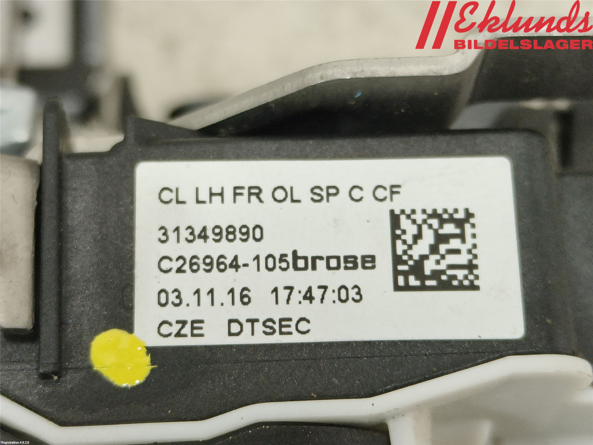 Volvo XC90/RECHARGE 16- Låskista-Dörrlås