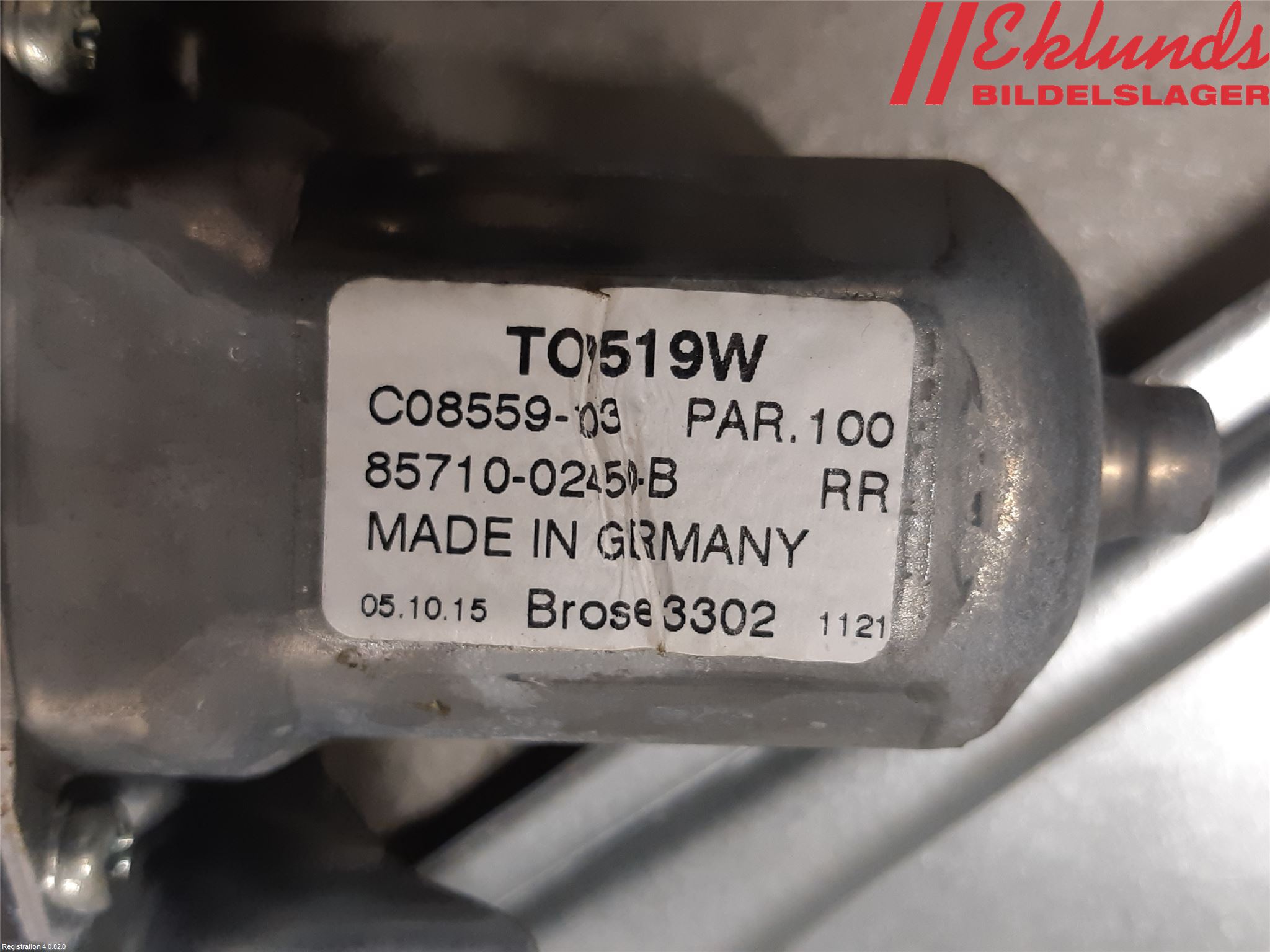 Toyota AURIS 13-19 Fönsterhiss El Kompl