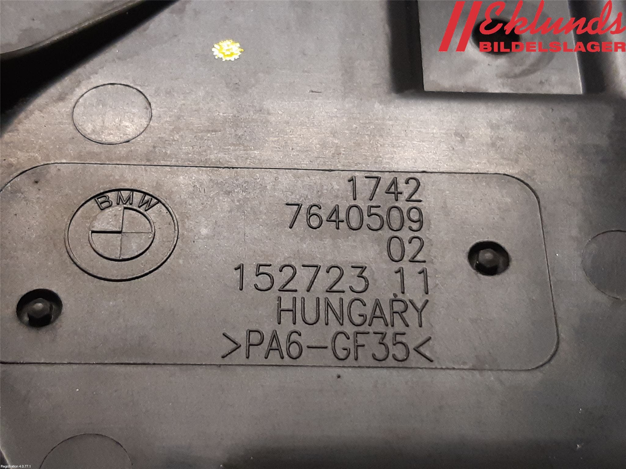 BMW 3 F30/F31/F80 12-19 Kylfläkt El