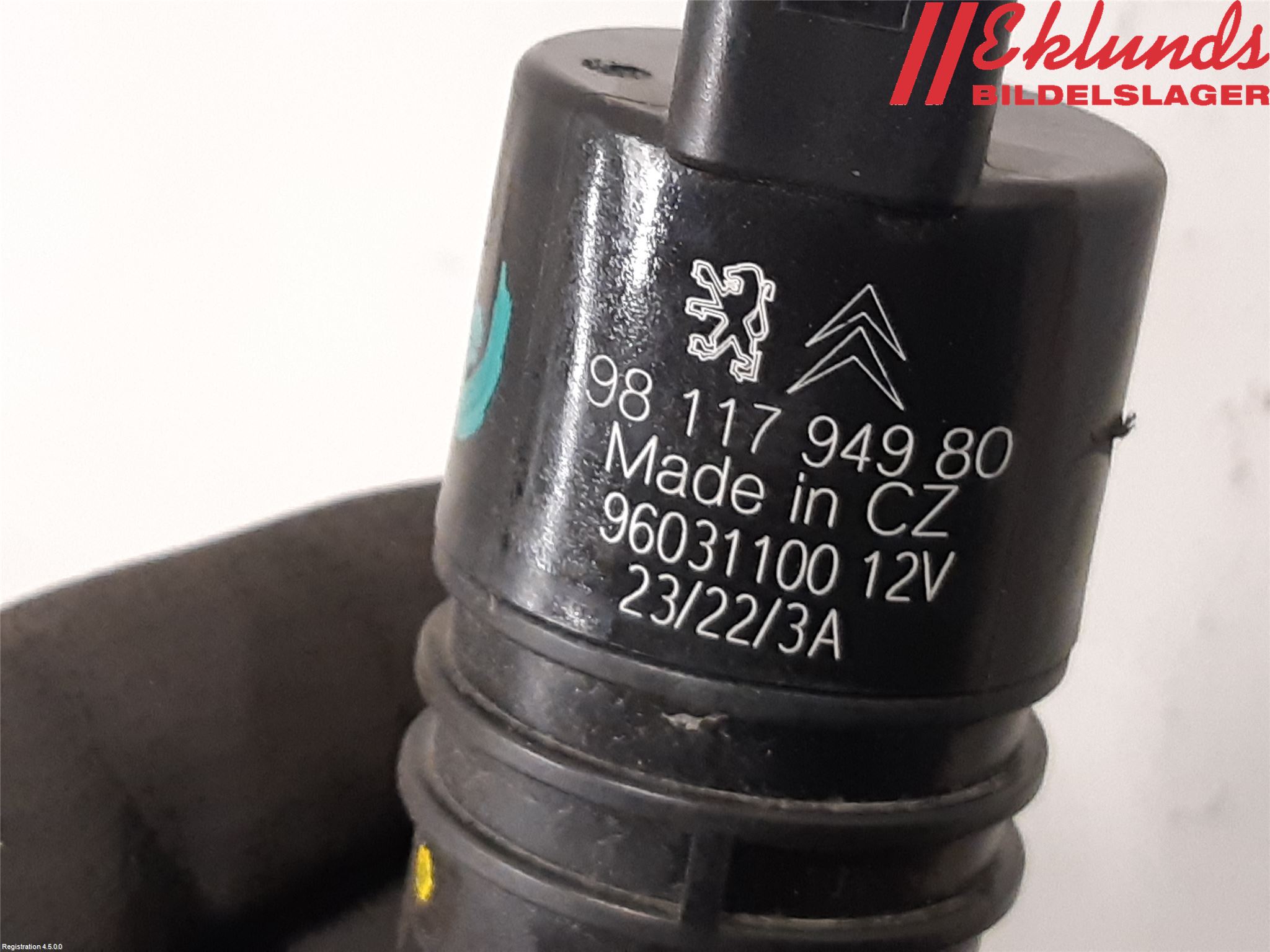 Citroen JUMPY/E-JUMPY 16- Spolarpump Vindruta