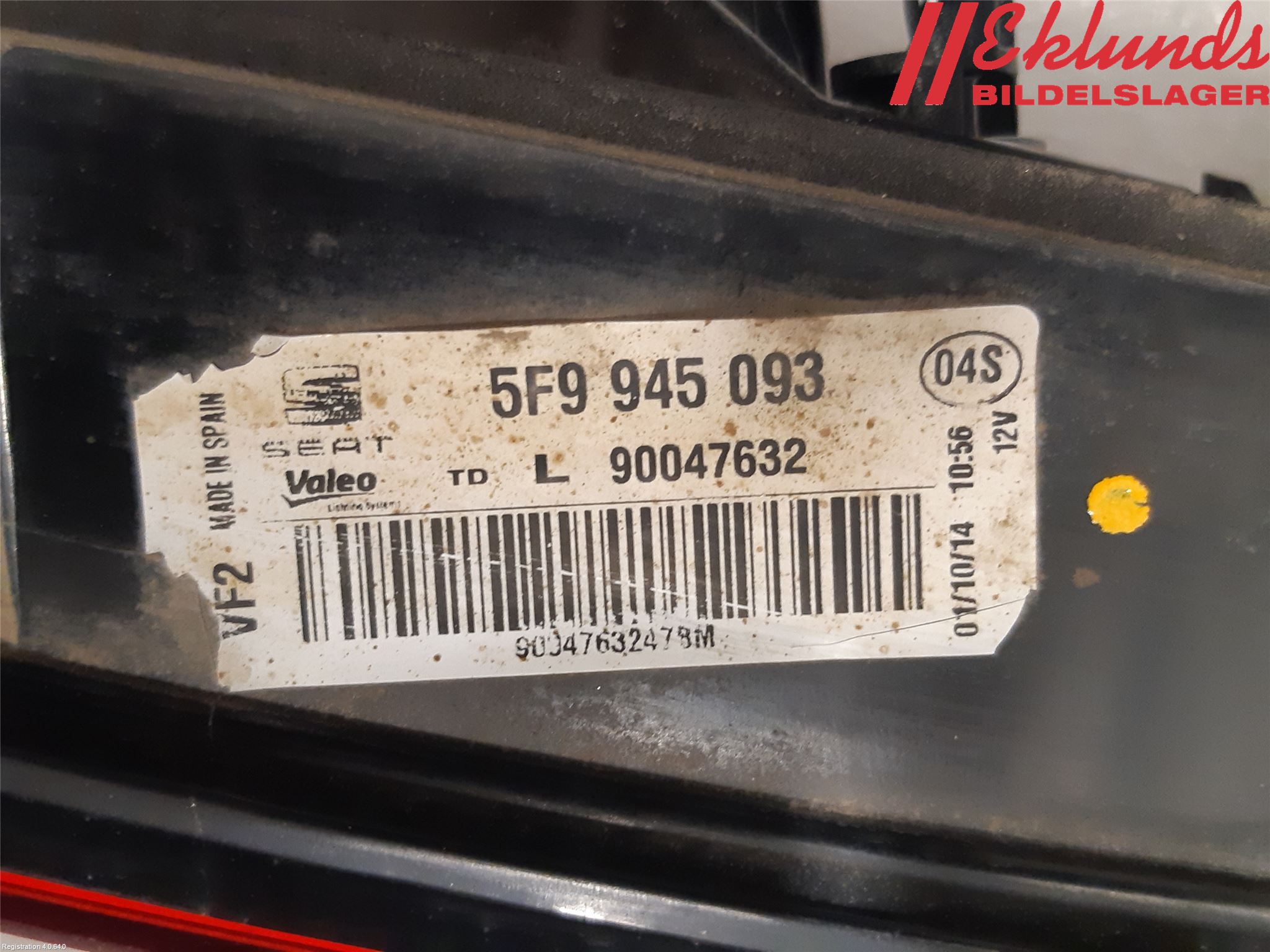 Seat LEON 13-20 Bakljus Lucka Vä