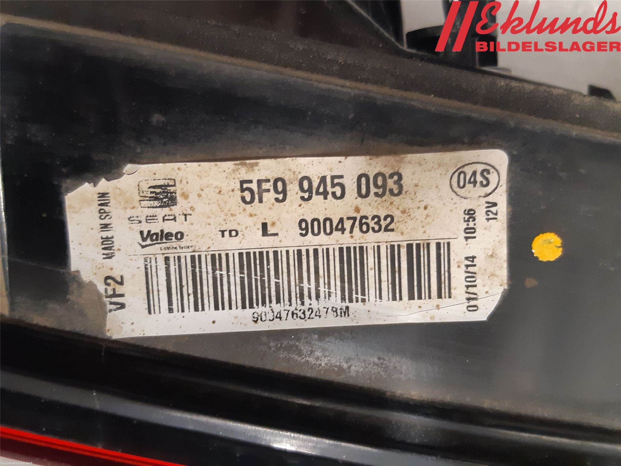 Seat LEON 13-20 Bakljus Lucka Vä