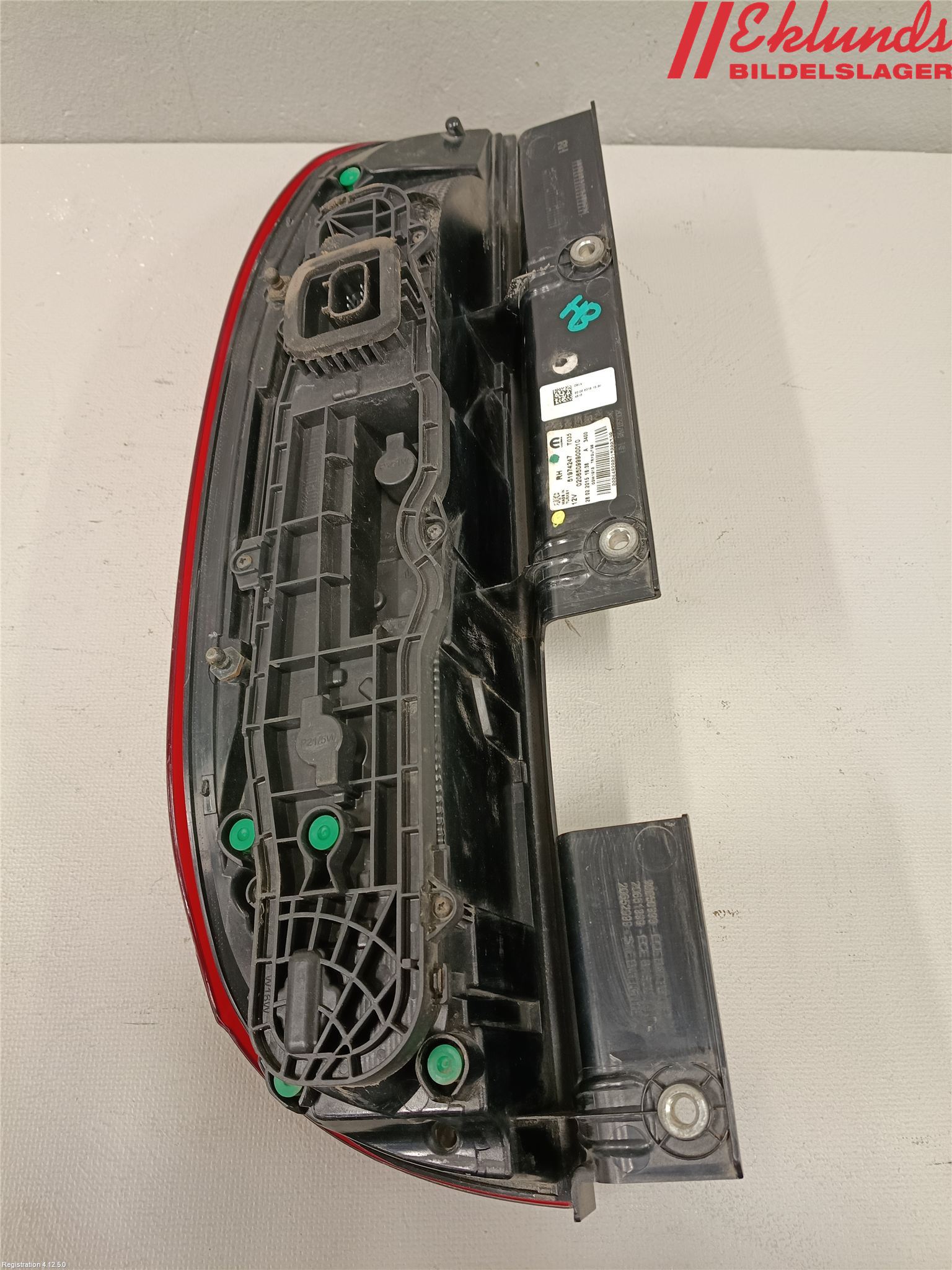 Fiat DOBLO CARGO Bakljus Höger