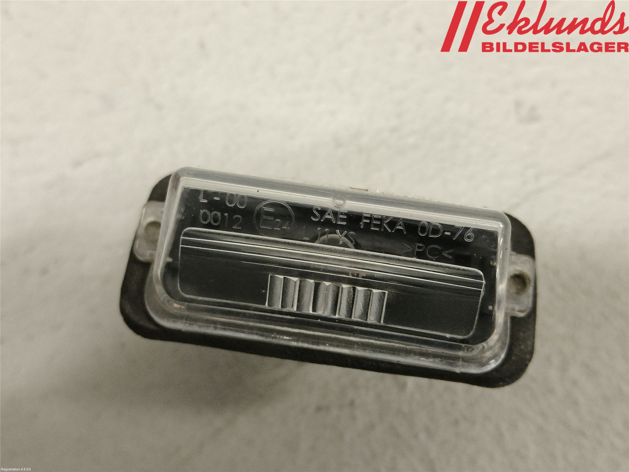 Toyota COROLLA 19- Skylt Belysning