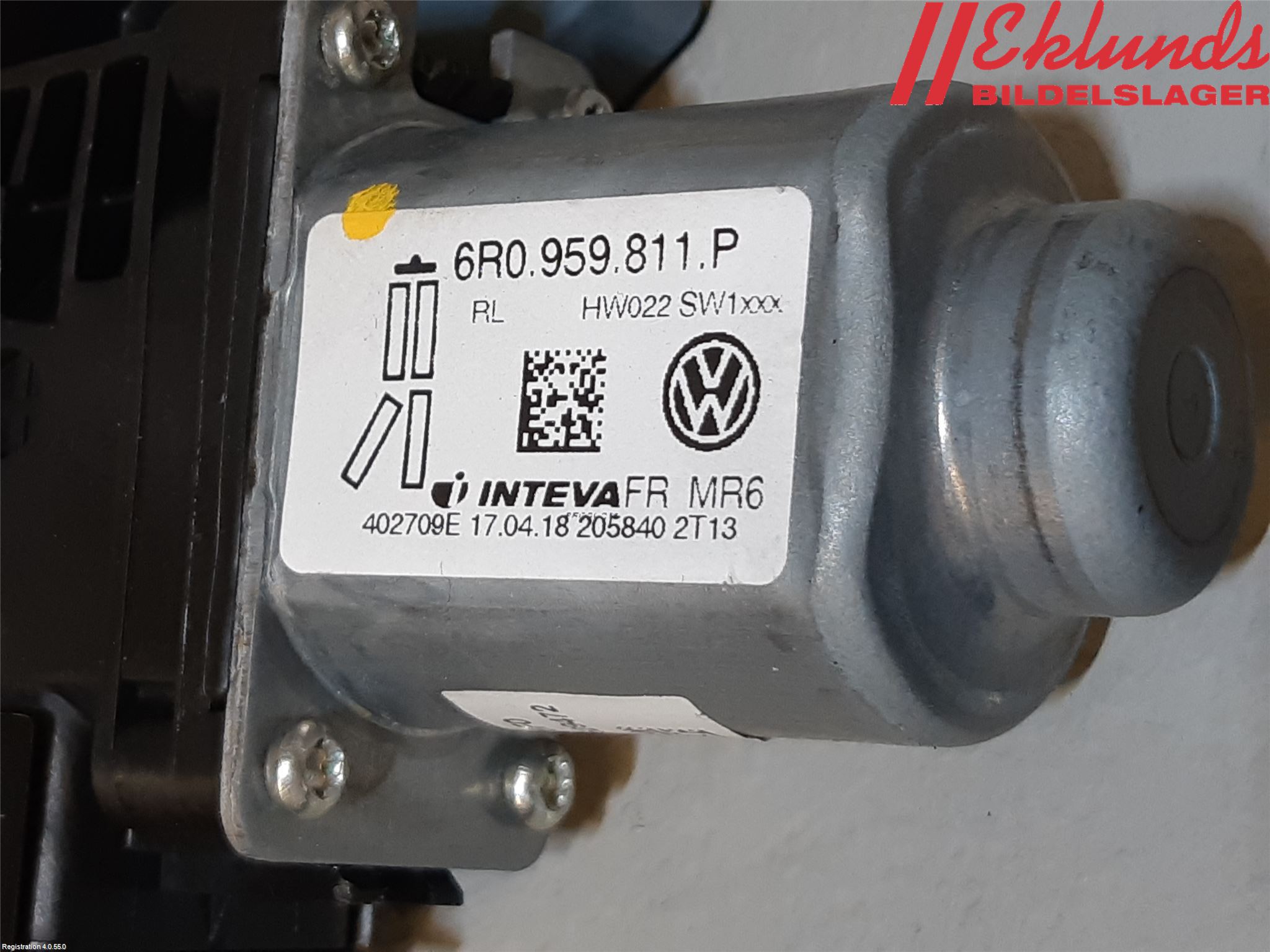 Volkswagen VW AMAROK 2H 10-22 Fönsterhiss El Kompl