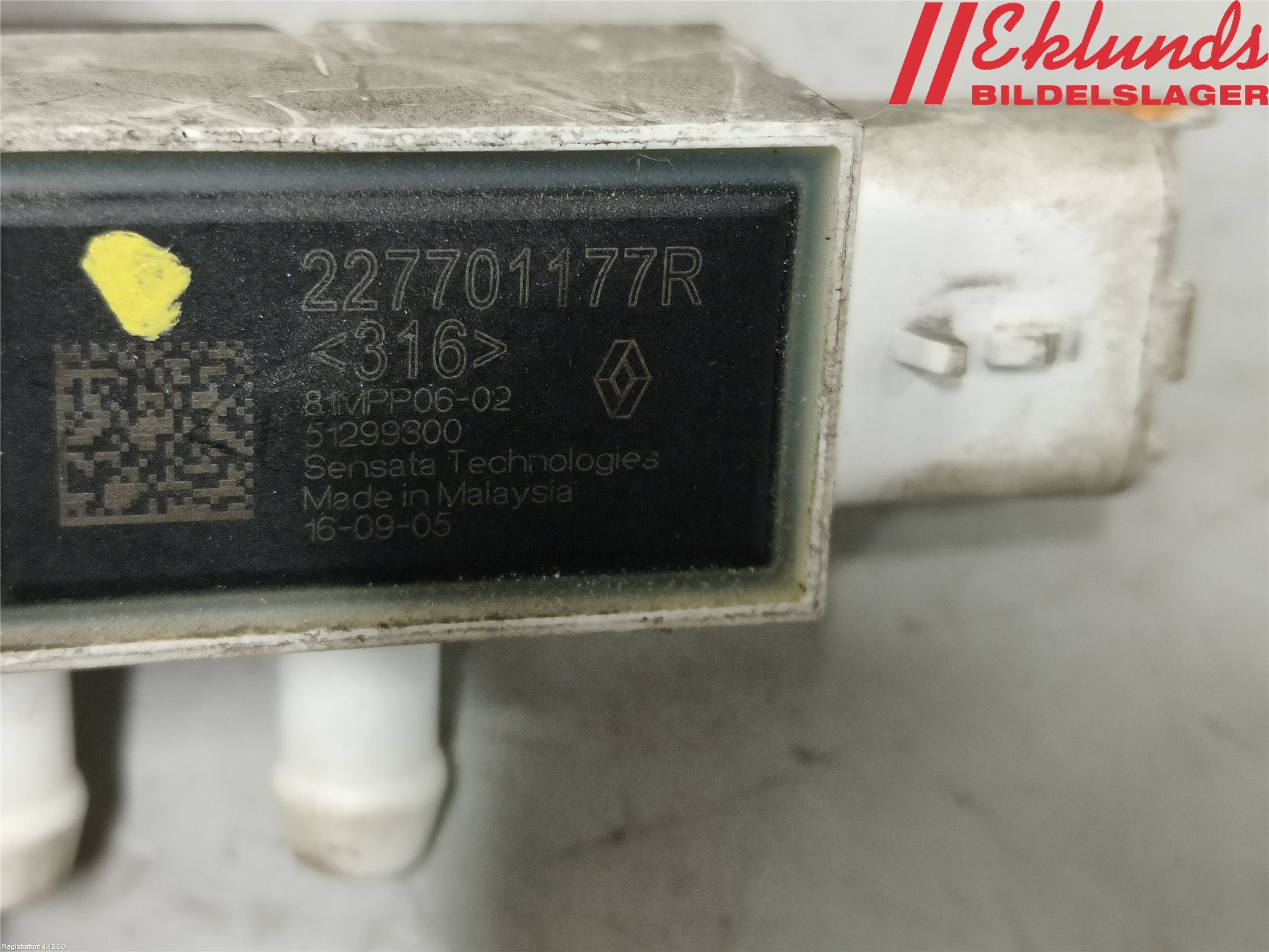 Fiat TALENTO 16- Givare Temp-Tryck Avgas