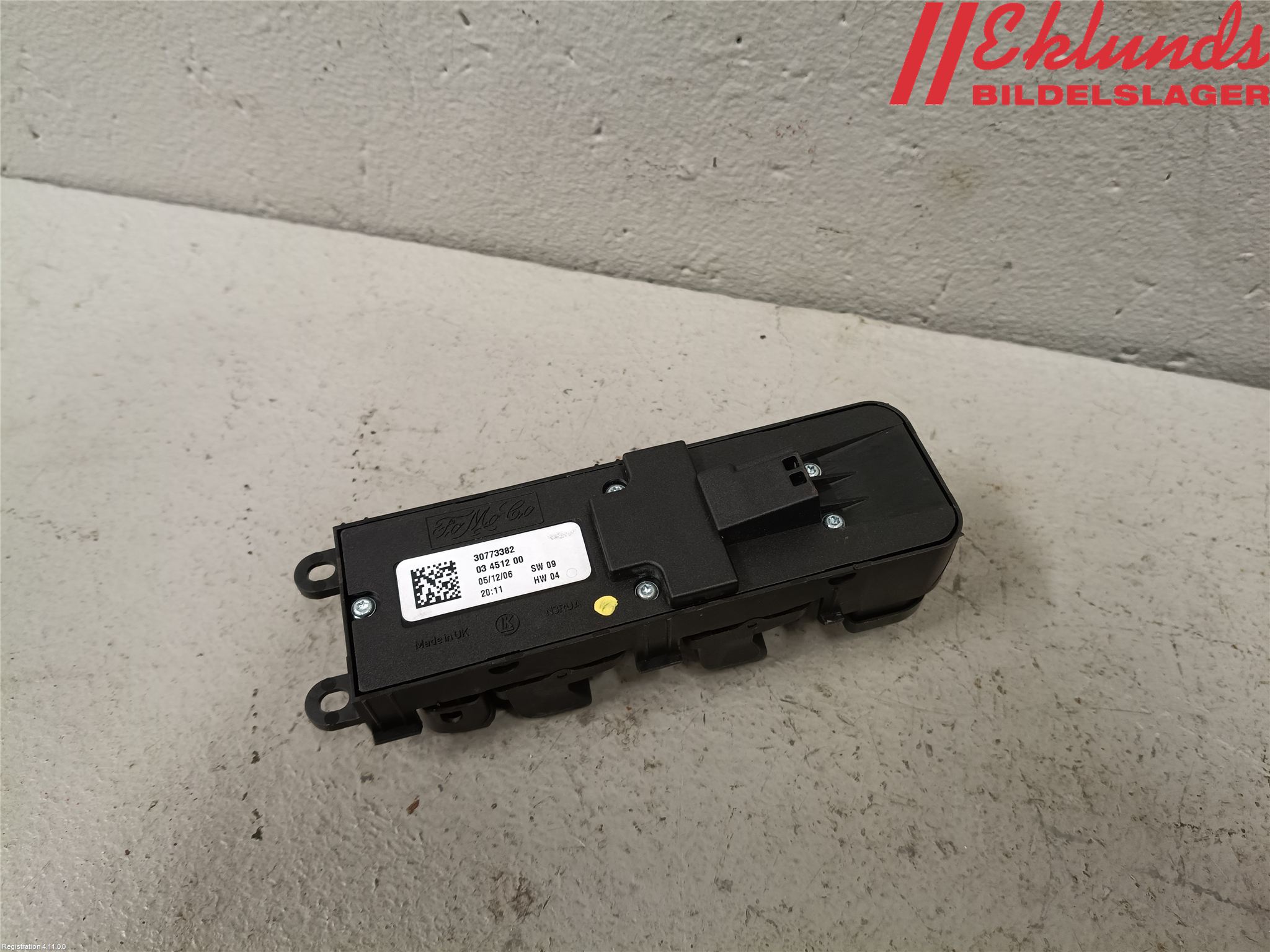 Volvo S80 07-13 Strömställare Elhiss