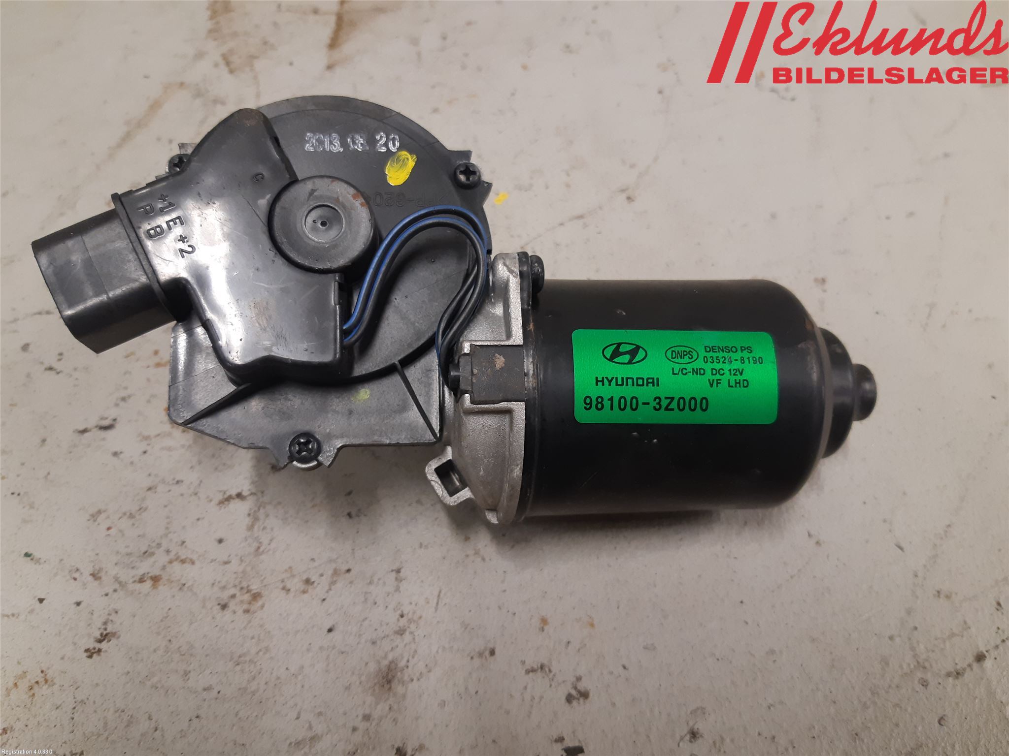 Hyundai i40 08-15 Torkarmotor Vindruta