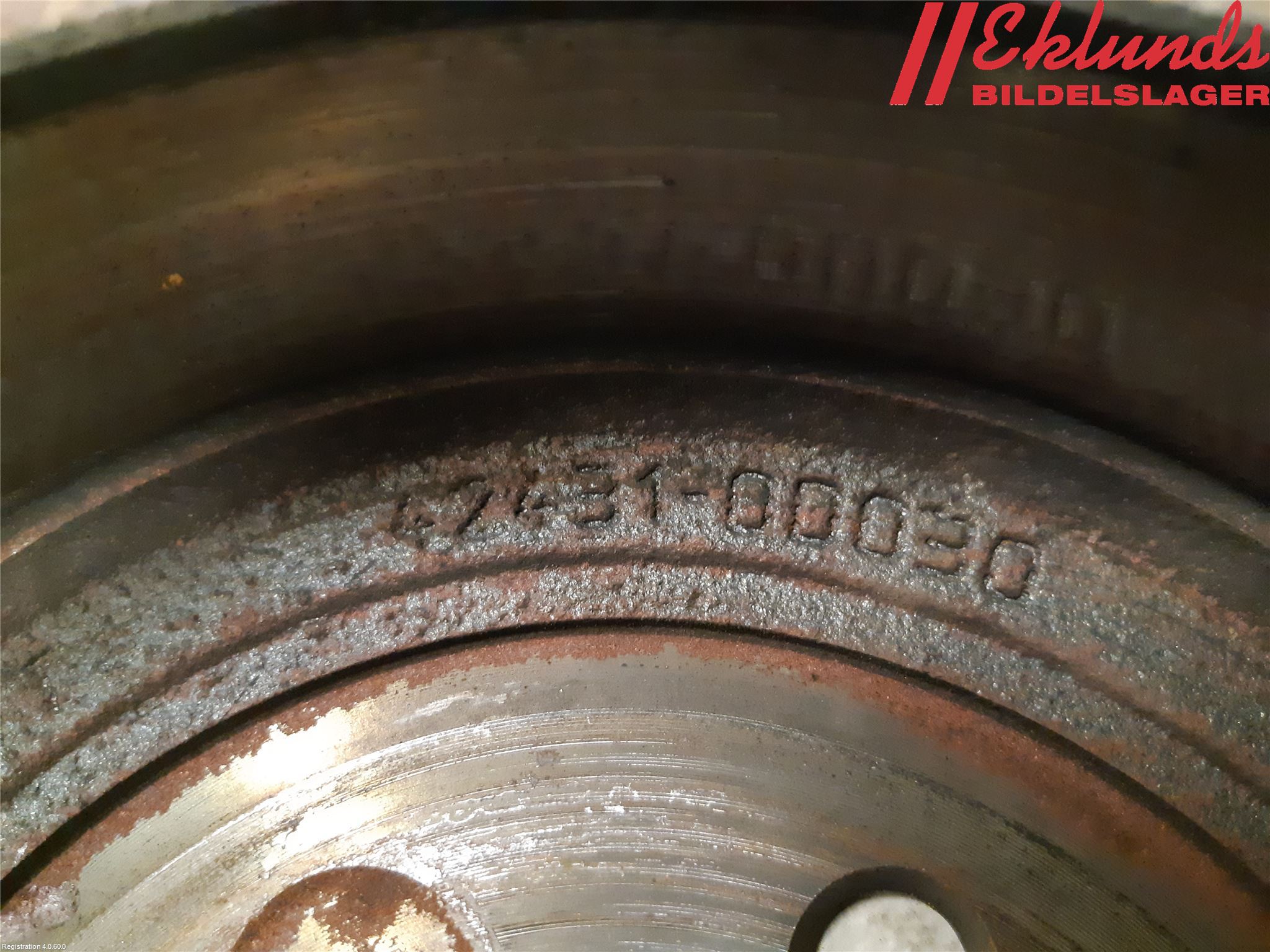 Toyota YARIS XP130 15-20 Bromstrumma Bak