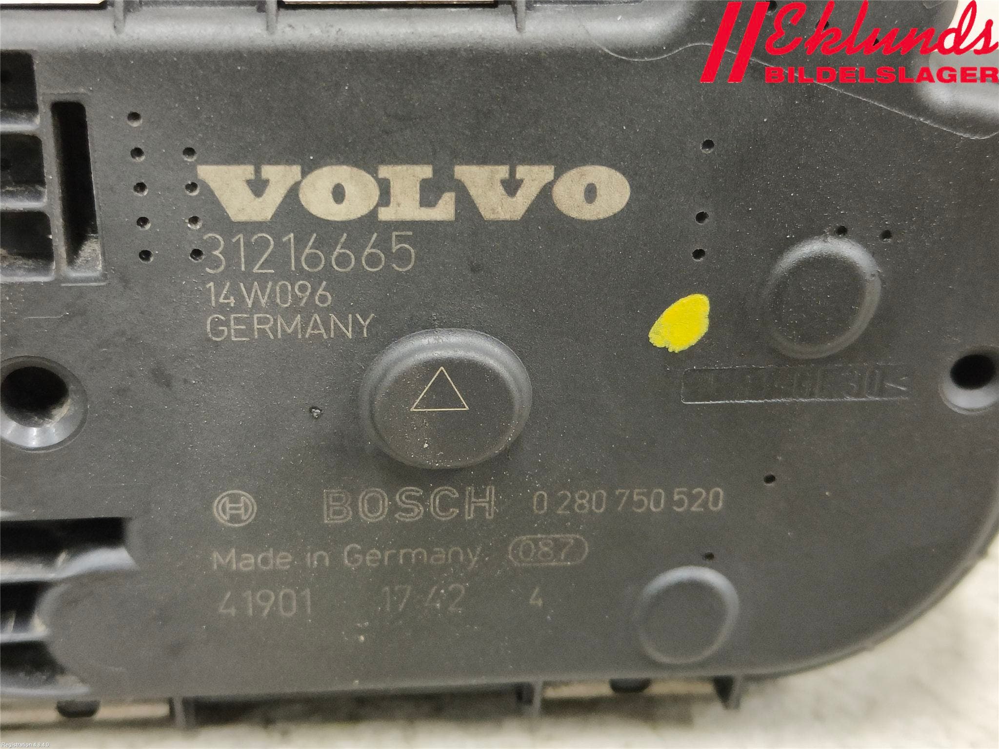 Volvo V40 CROSS COUNTRY 13-19 Injspjällhus