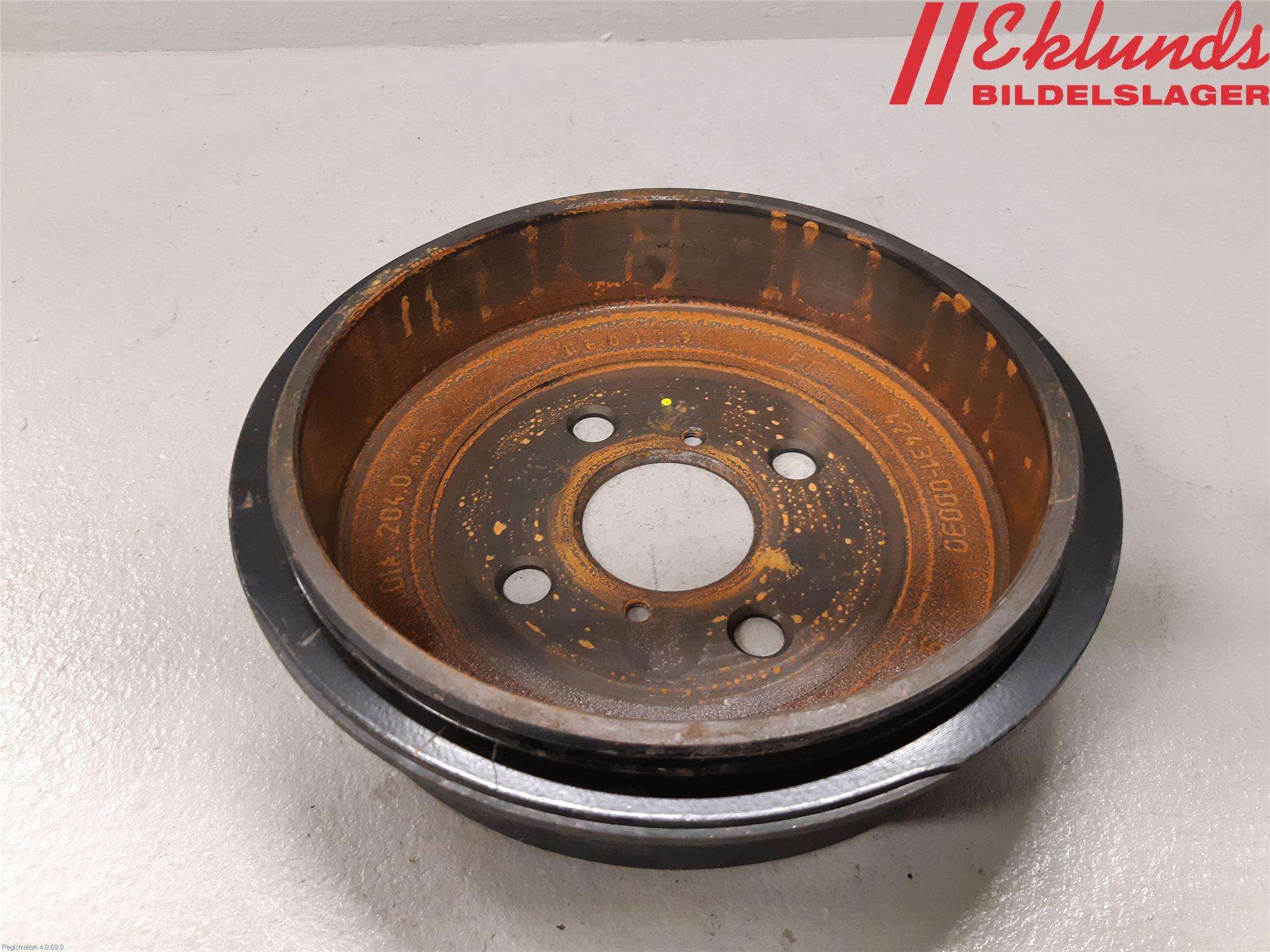 Toyota YARIS XP130 15-20 Bromstrumma Bak