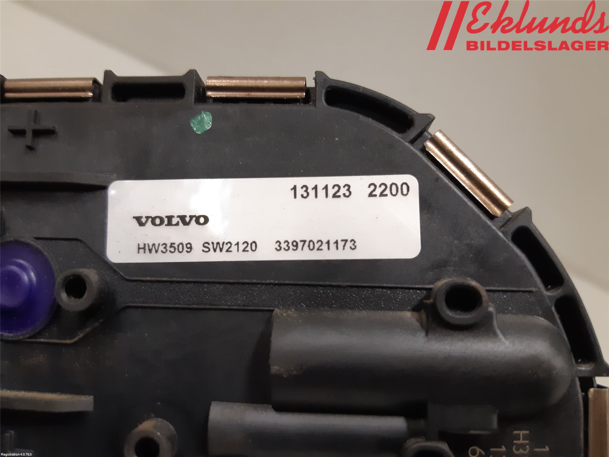 Volvo V60 14-18 Torkarmotor Vindruta