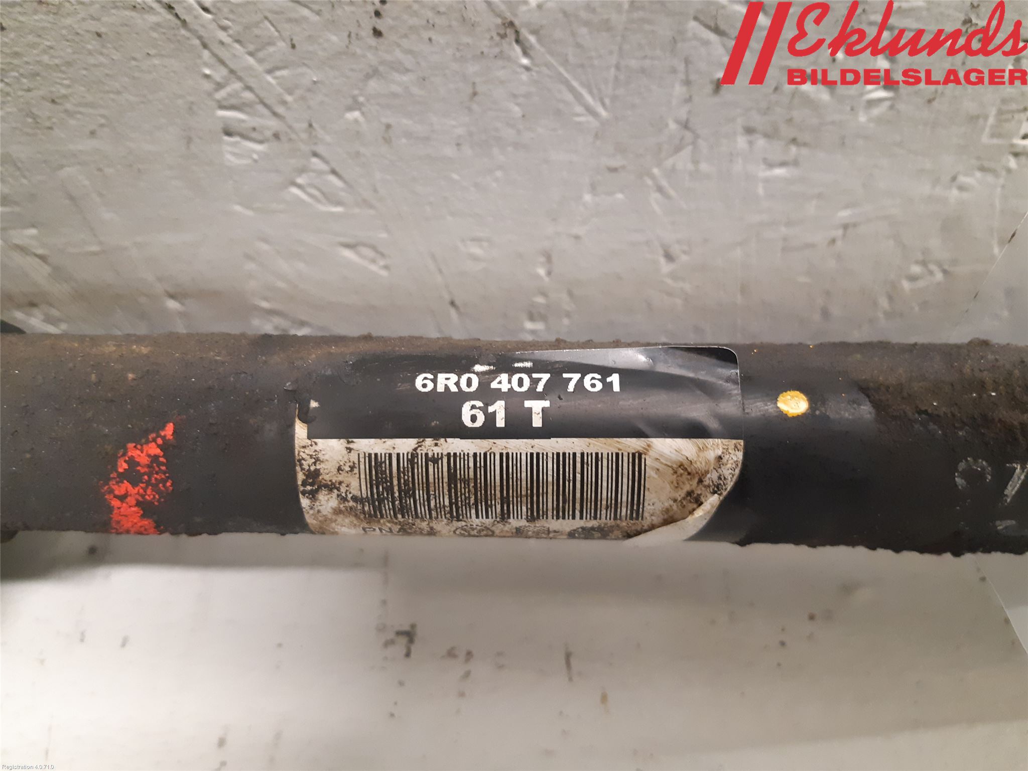 Volkswagen VW POLO 10-17 Drivaxel Fram Vänster