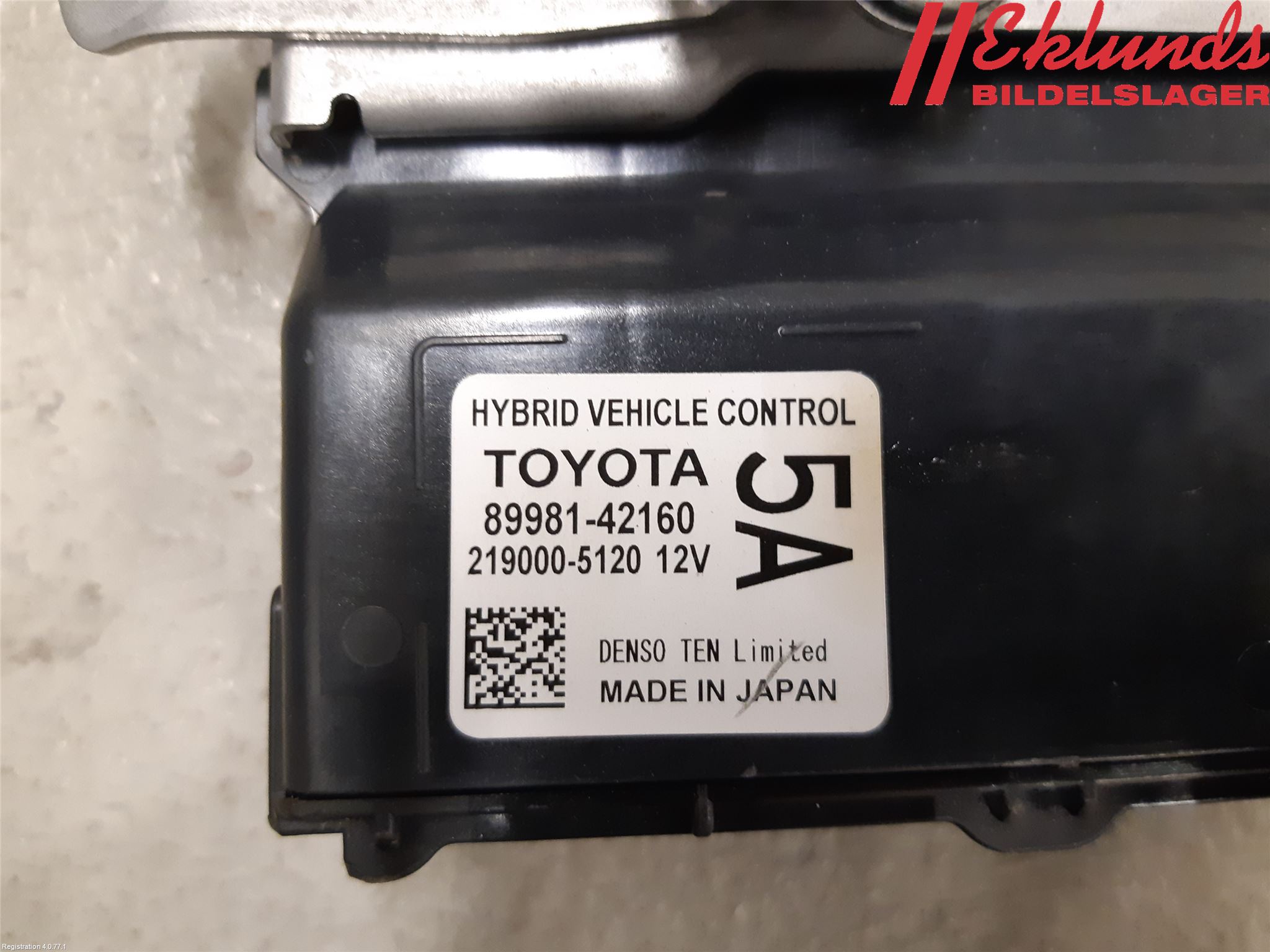 Toyota RAV4 19- Styrenhet Övrigt