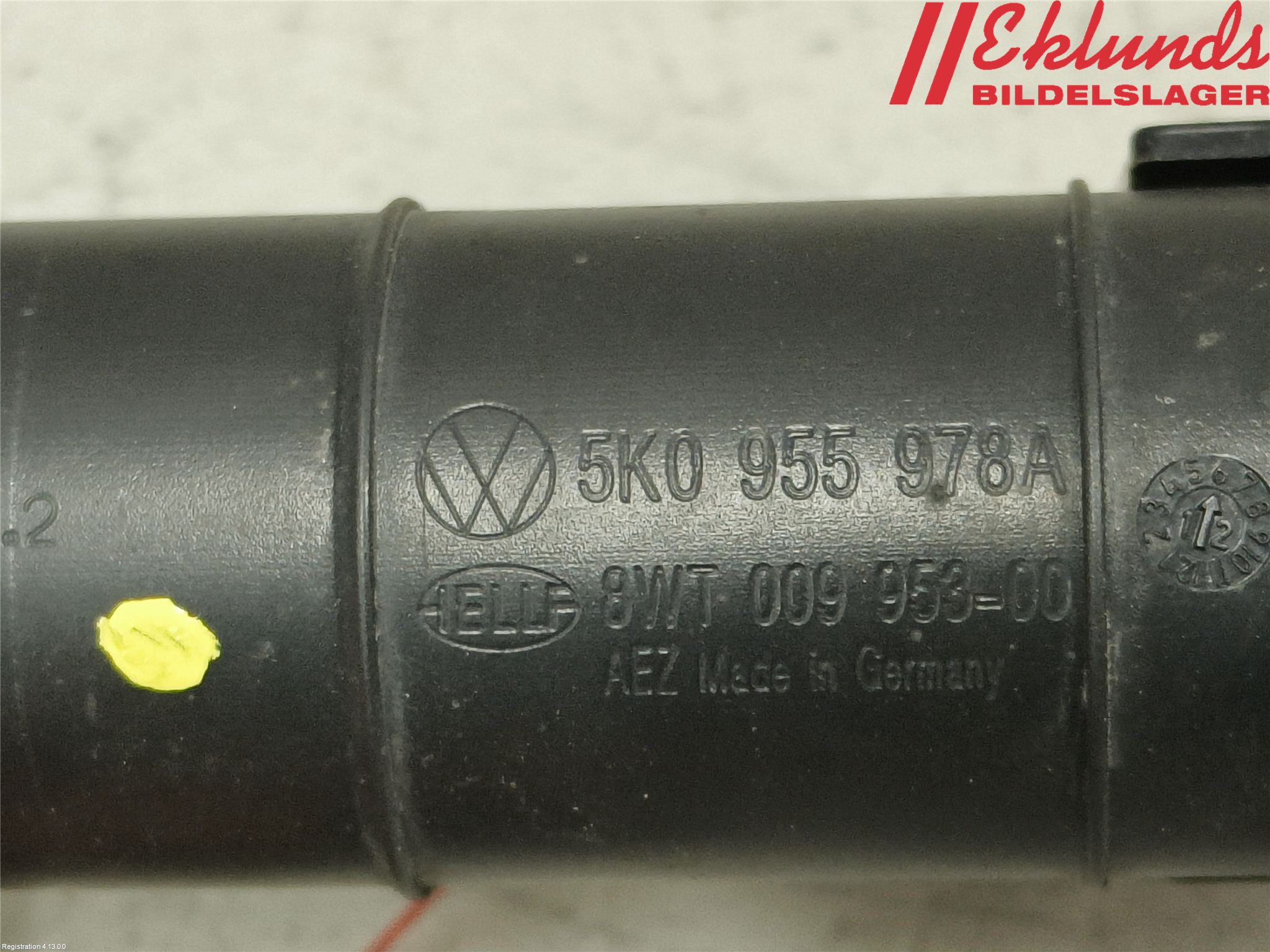 Volkswagen VW GOLF VI 09-13 Spolarmunstycke Strålkastare