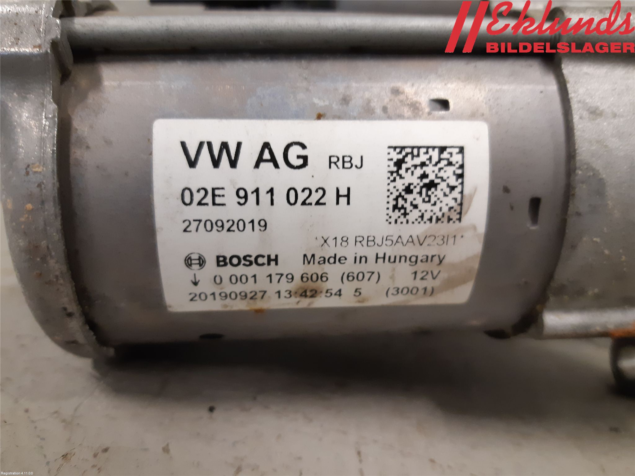 Volkswagen VW T-ROC 18- Startmotor
