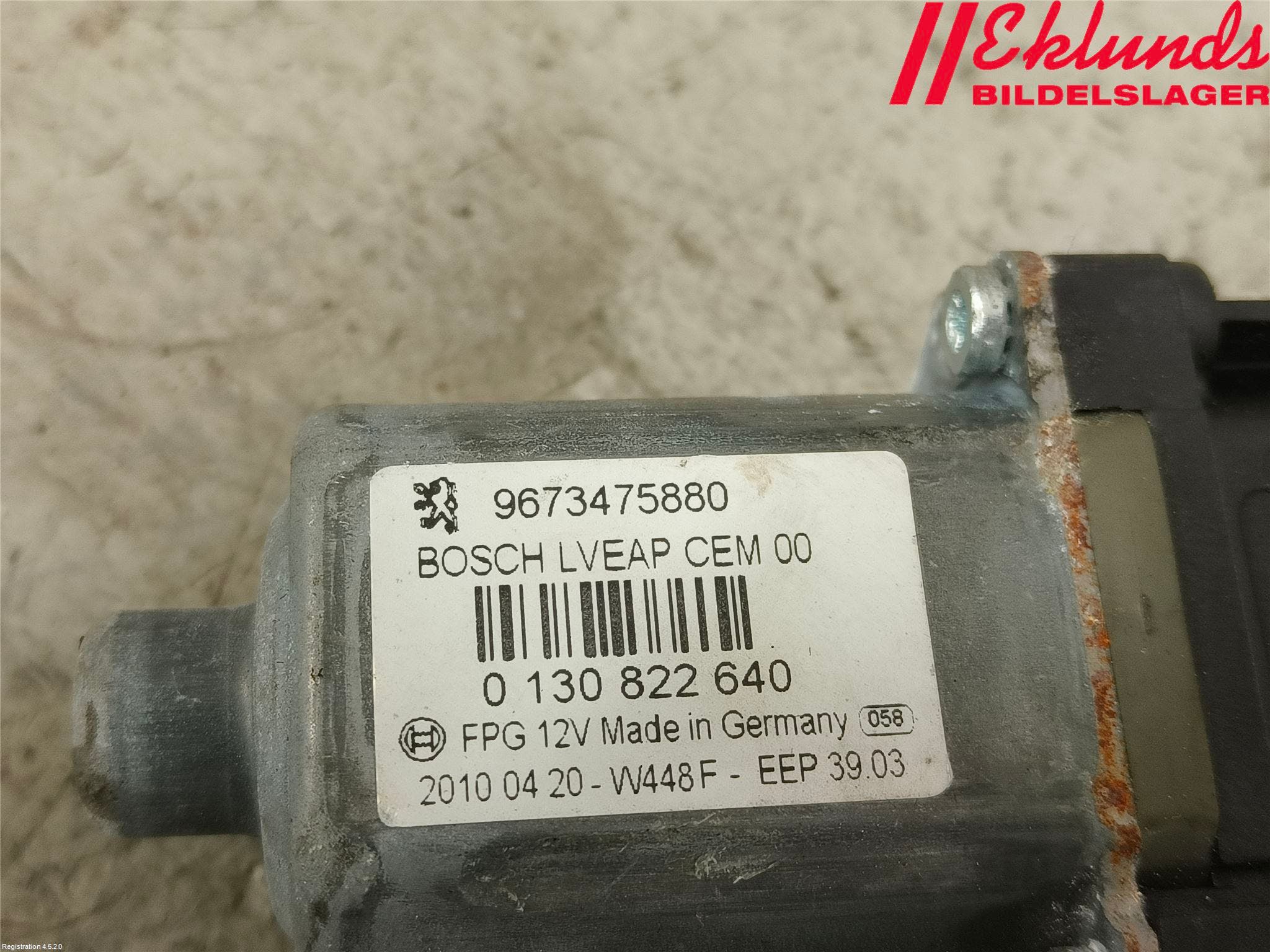 Peugeot RCZ Fönsterhiss El Kompl