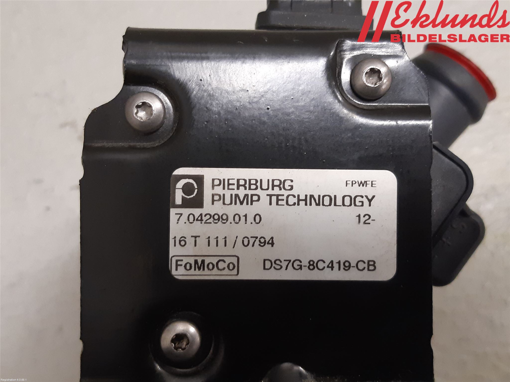 Ford FOCUS 15-18 Värme Cirkulationspump