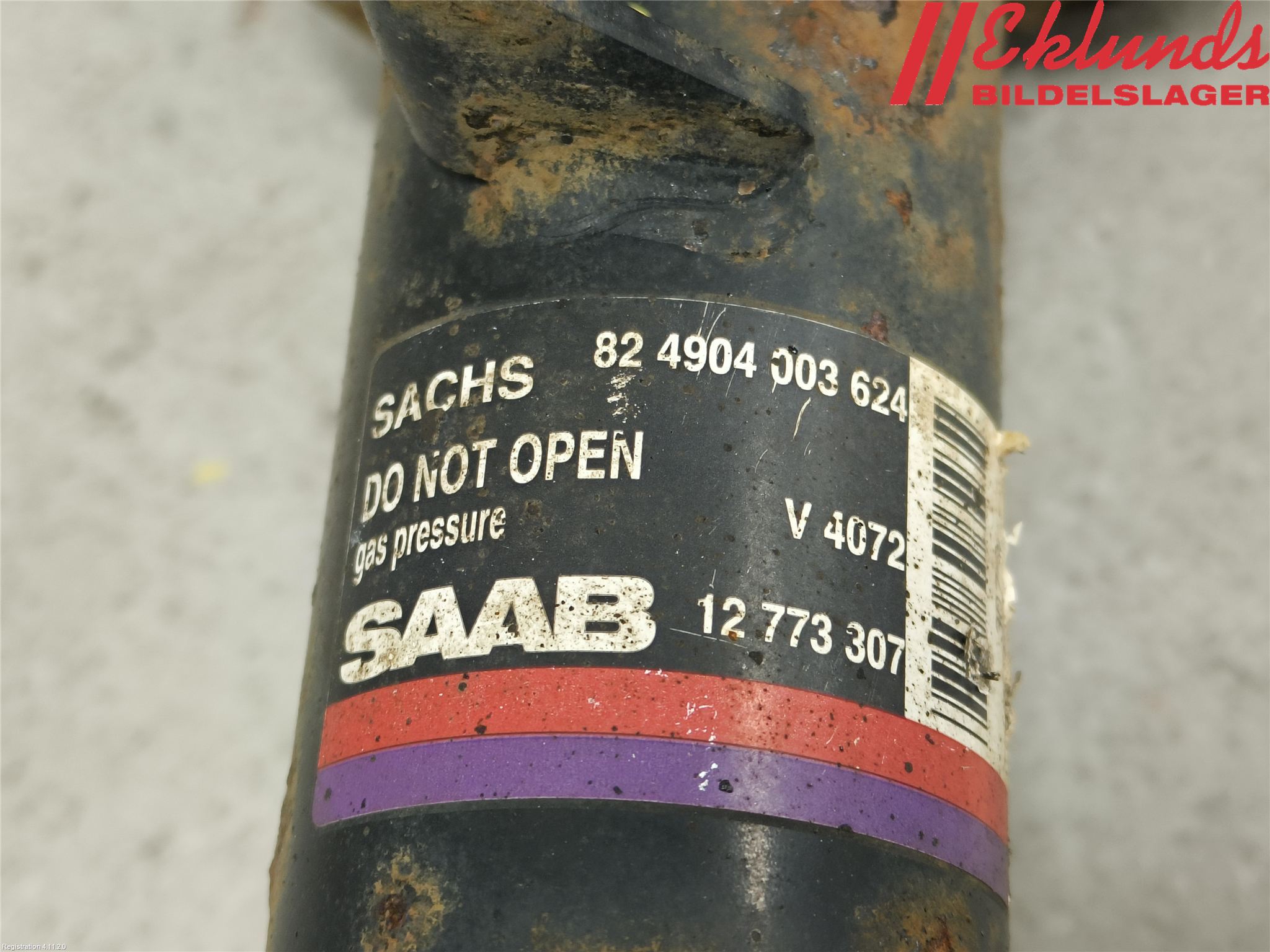 Saab 9-3 VER2/VER3 08-15 Fjäderben Fram Vänster