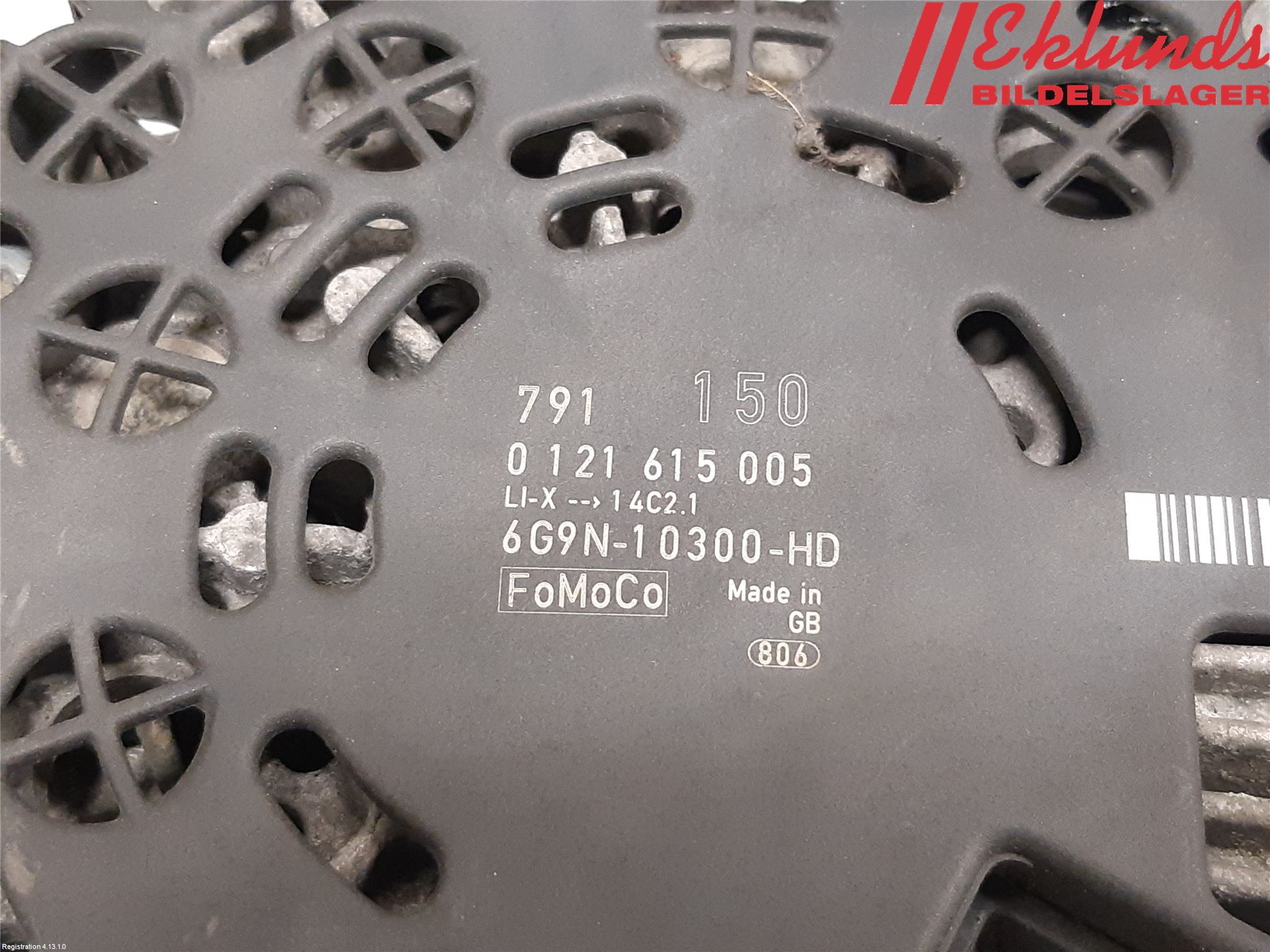 Volvo V70 08-13 Generator