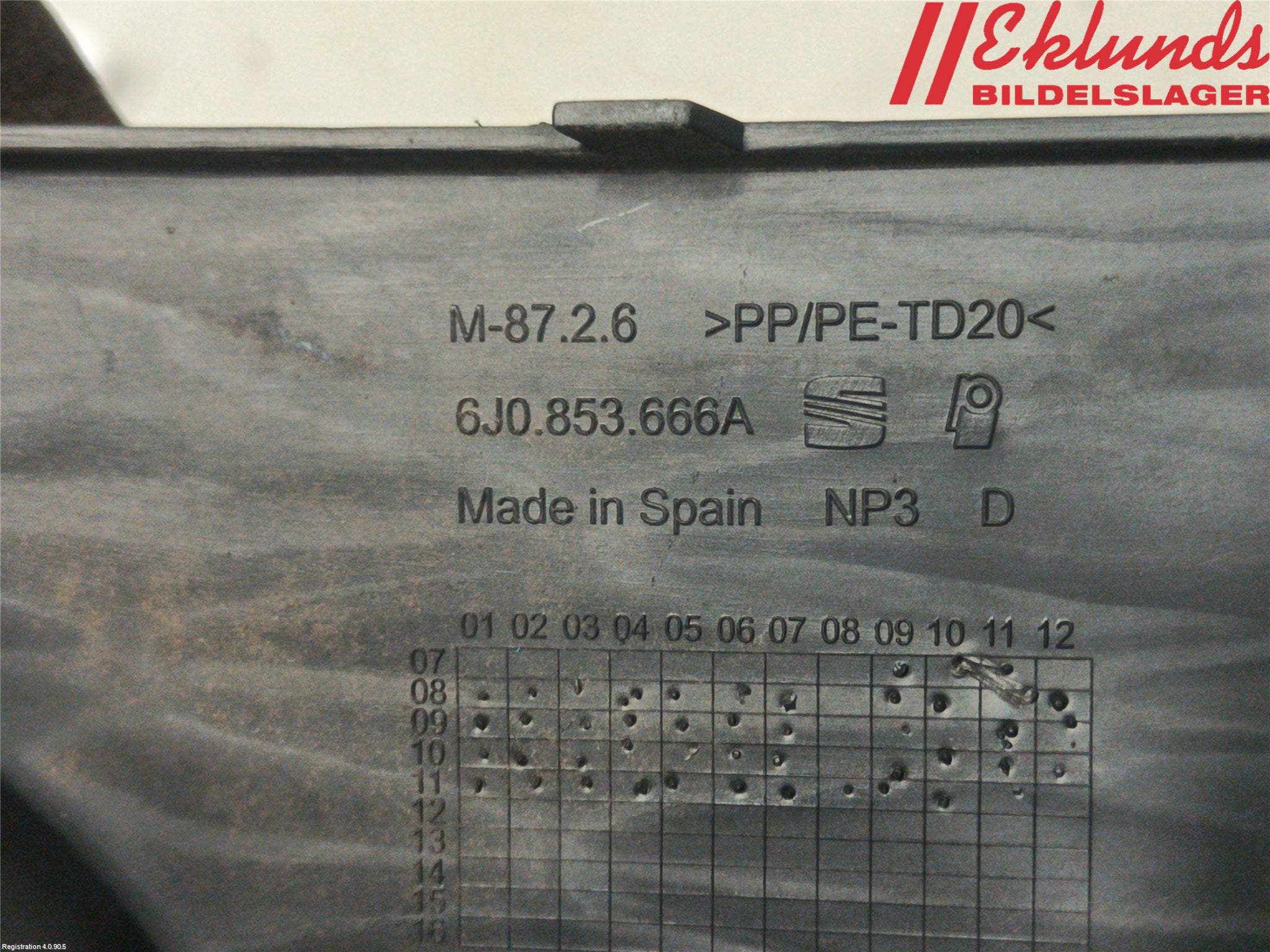 Seat IBIZA IV 08-16 Dimljussarg Fram