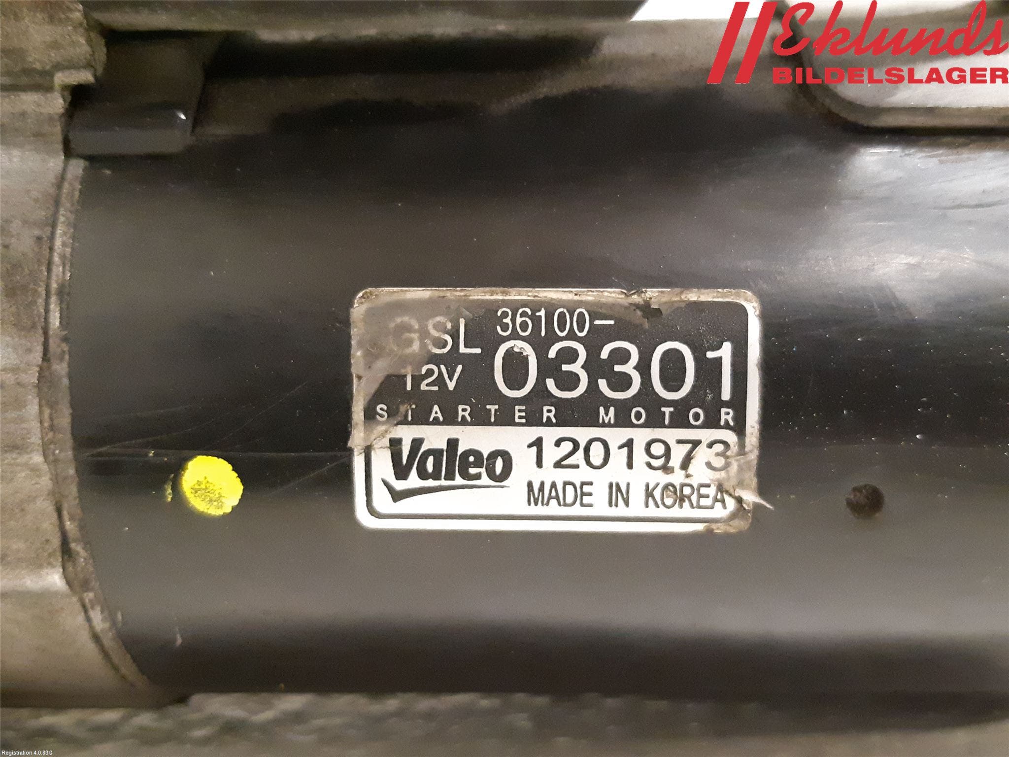 Kia PICANTO 12-17 Startmotor