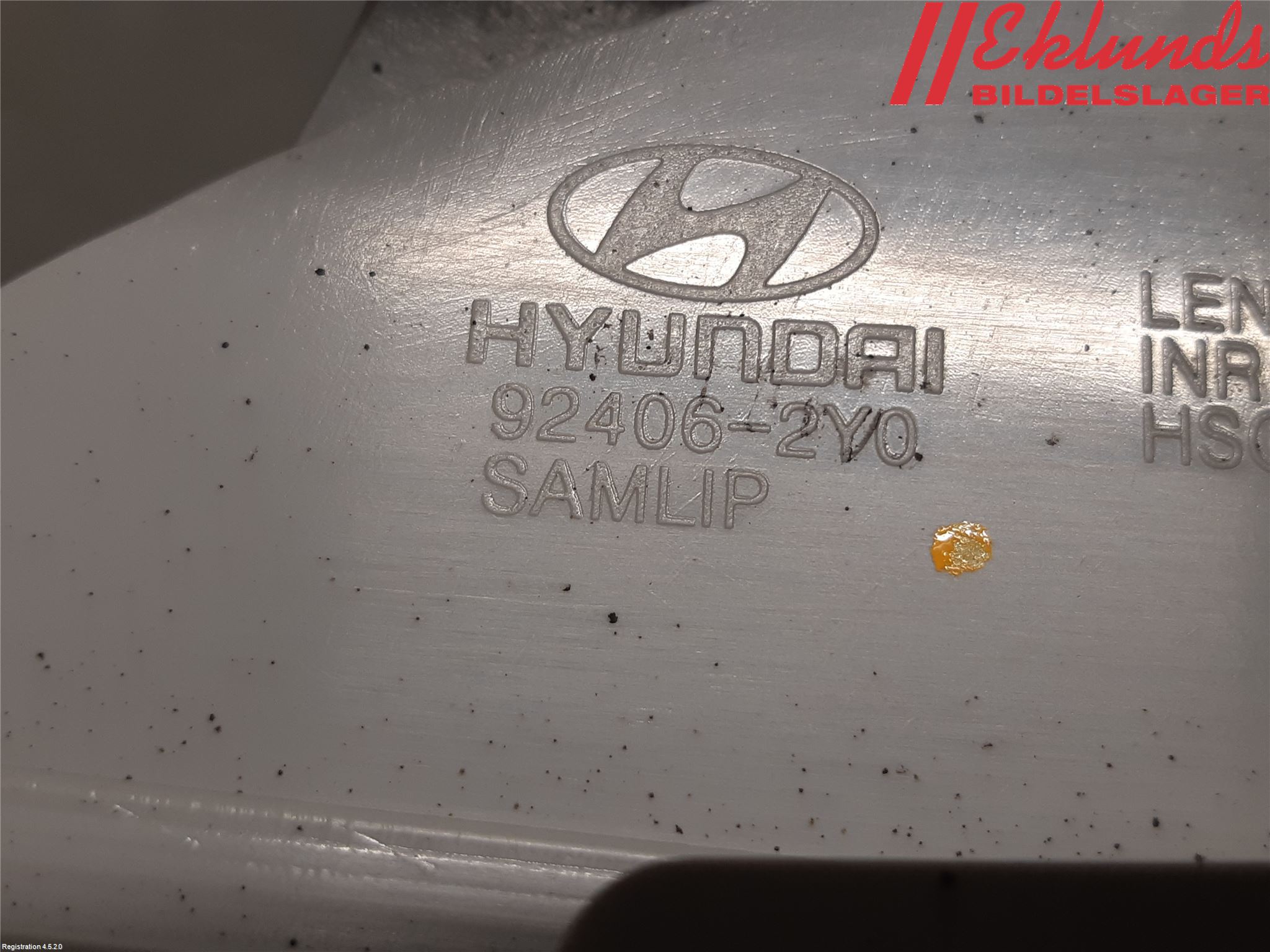 Hyundai ix35 Bakljus Lucka Hö