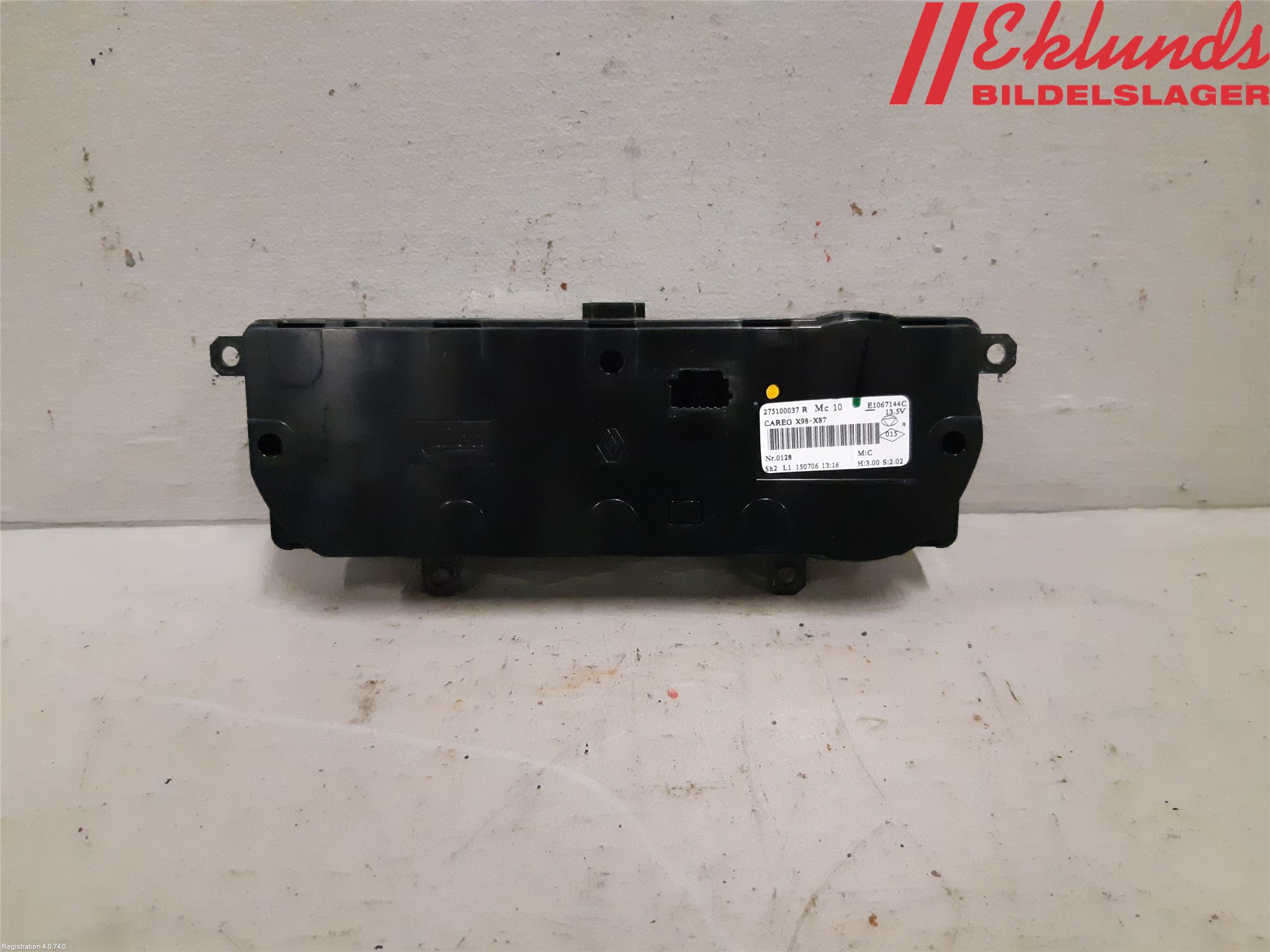 Renault CAPTUR 13-19 Ac Styrenhet Ac Manöveren