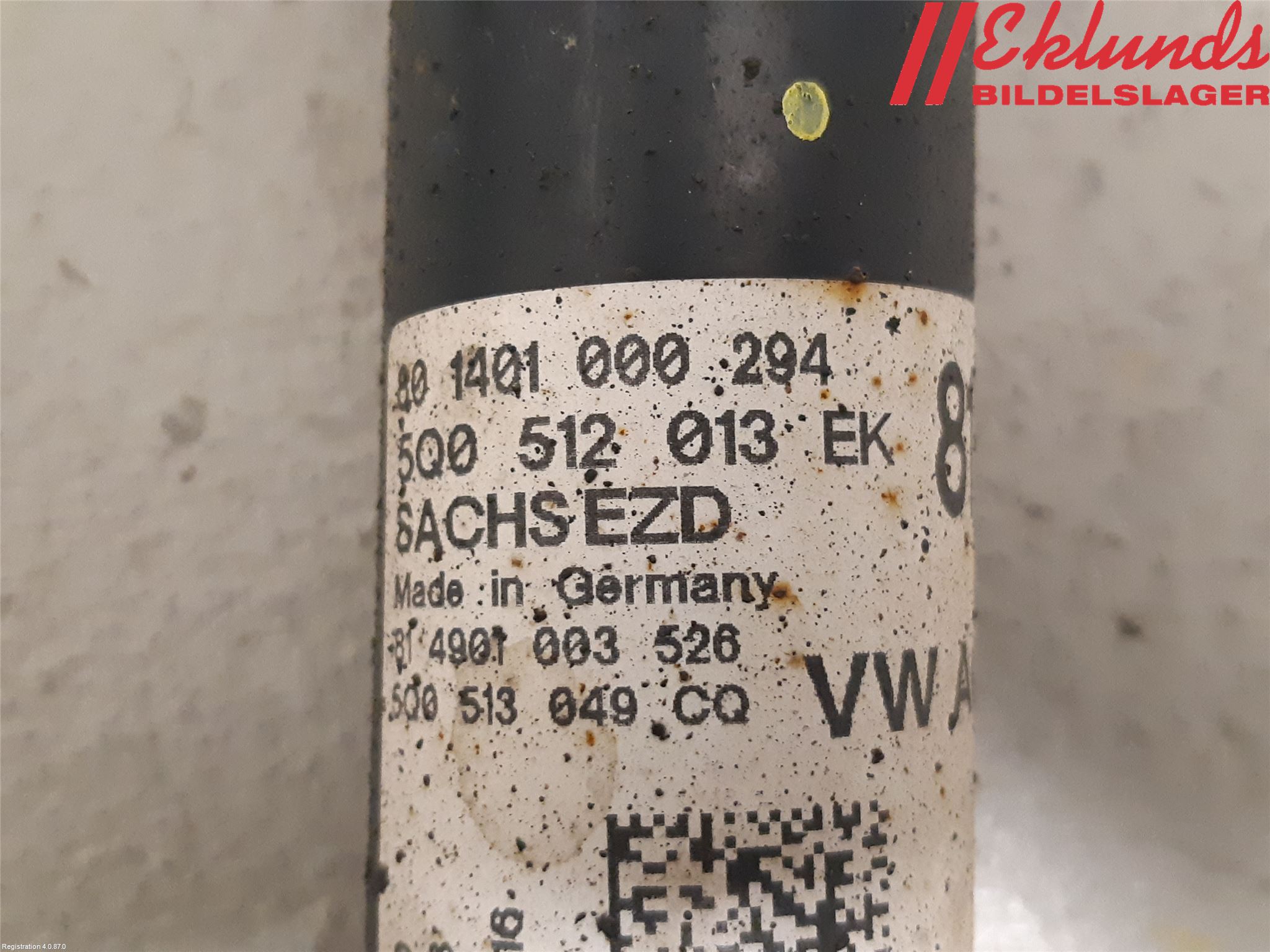 Volkswagen VW GOLF / E-GOLF VII 13-20 Stötdämpare Bak