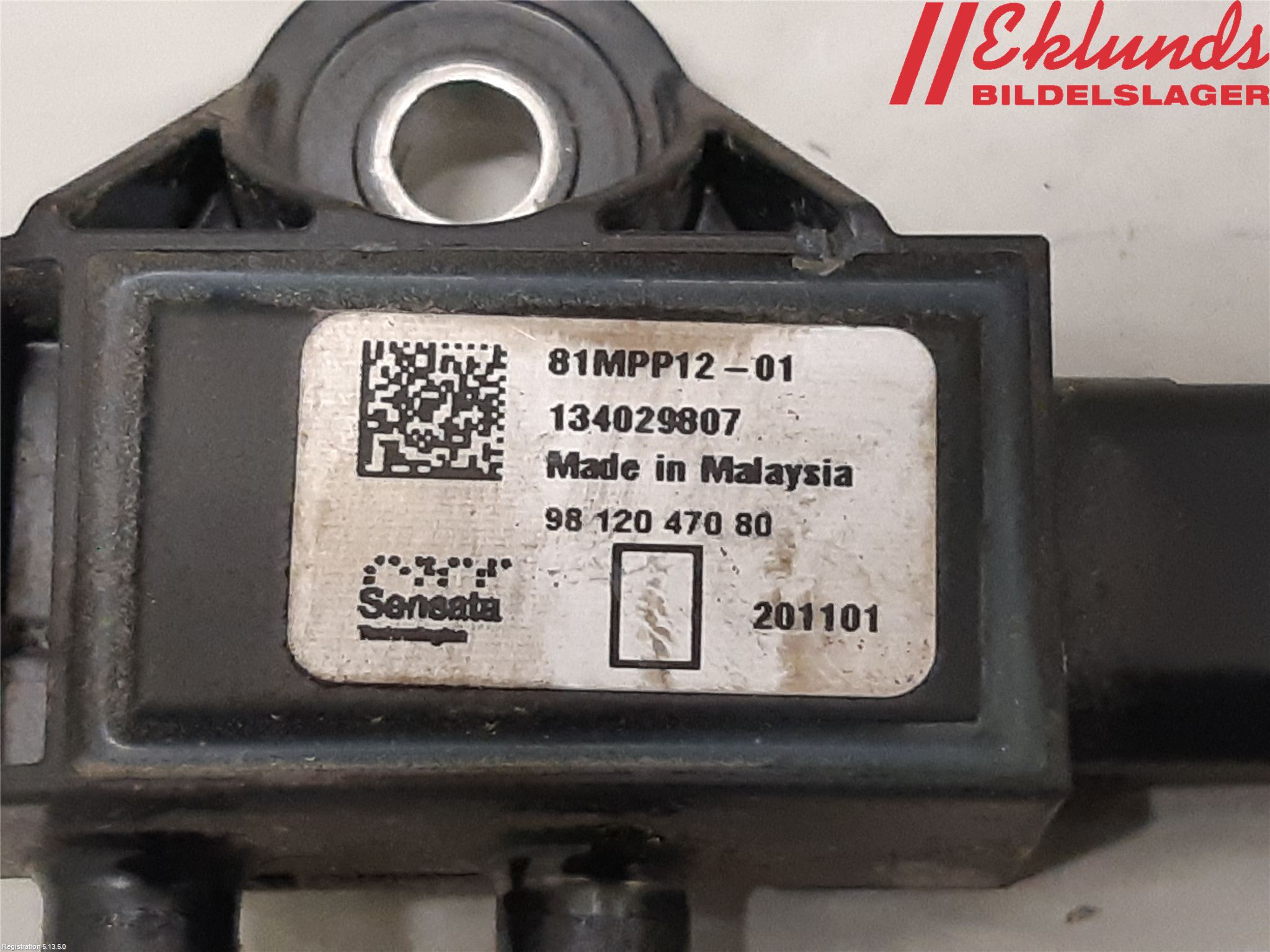 Peugeot PEUGOT 208 16-19 Givare Temp-Tryck Avgas
