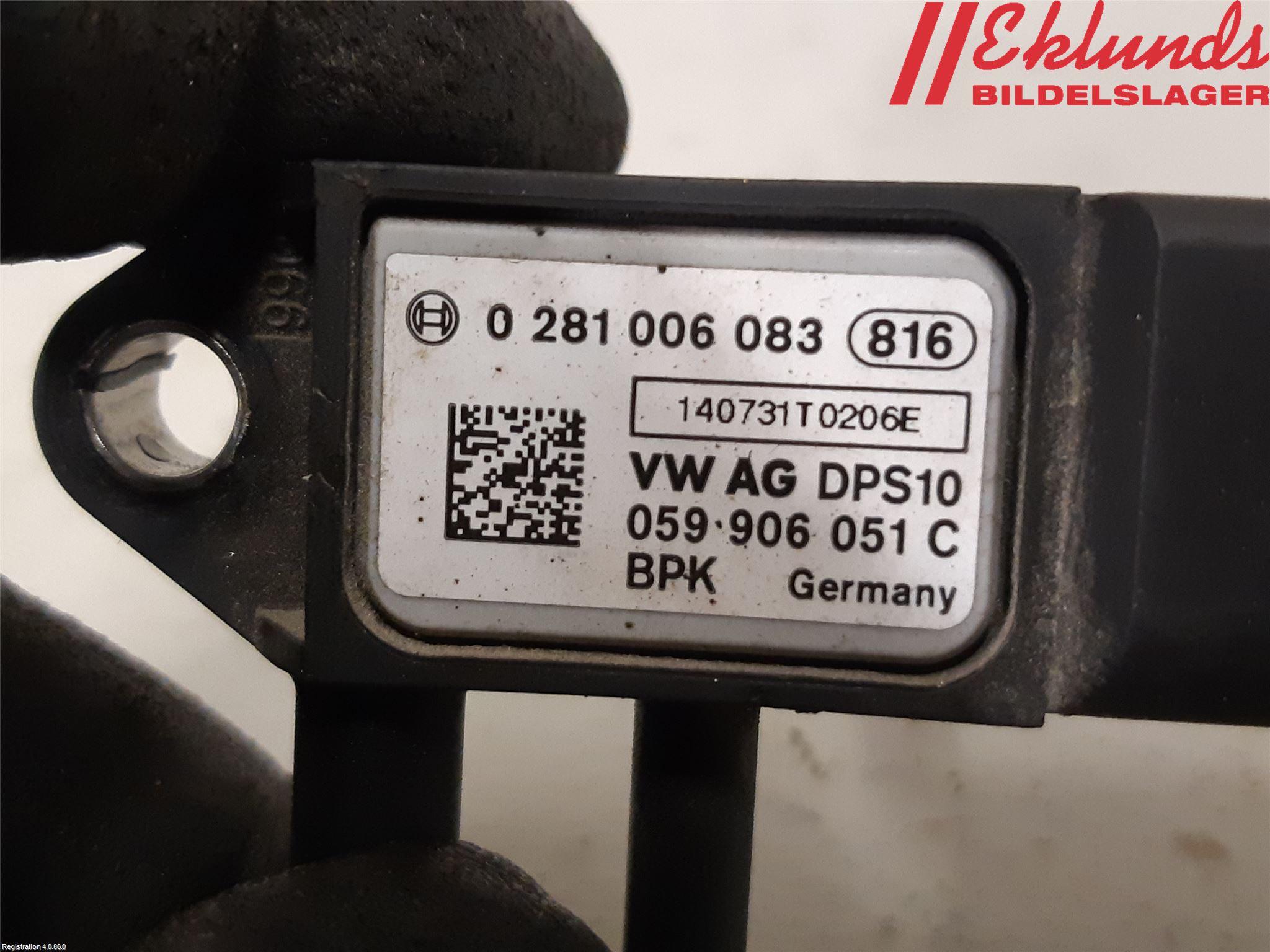 Volkswagen VW CADDY 11-15 Givare Temp-Tryck Avgas