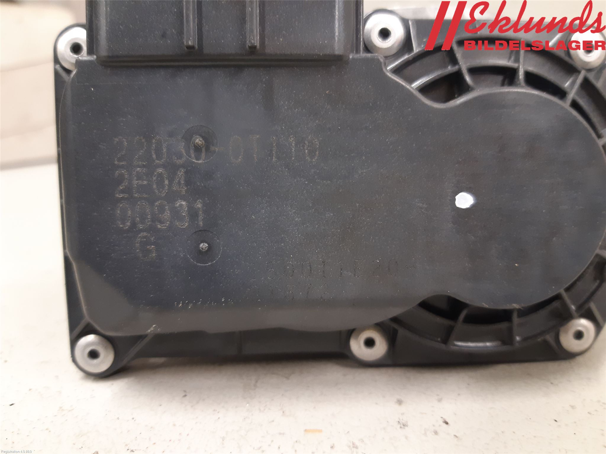Toyota COROLLA 19- Injspjällhus