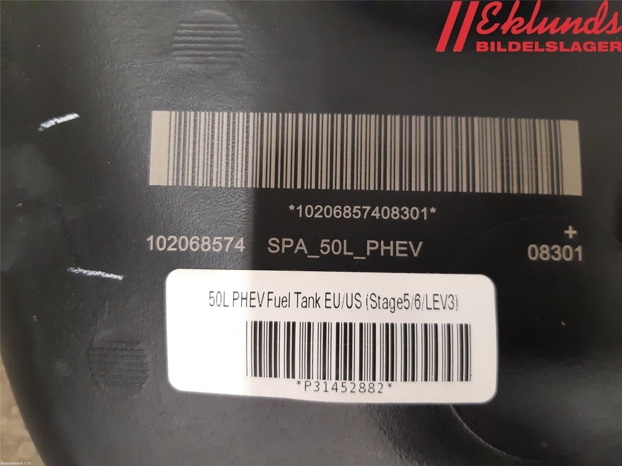 Volvo XC90/RECHARGE 16- Bränsletank