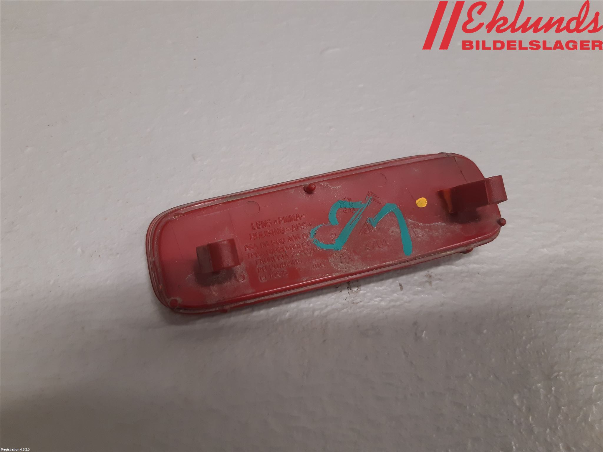 Toyota PROACE II 16- Dimljus/Reflex Bak