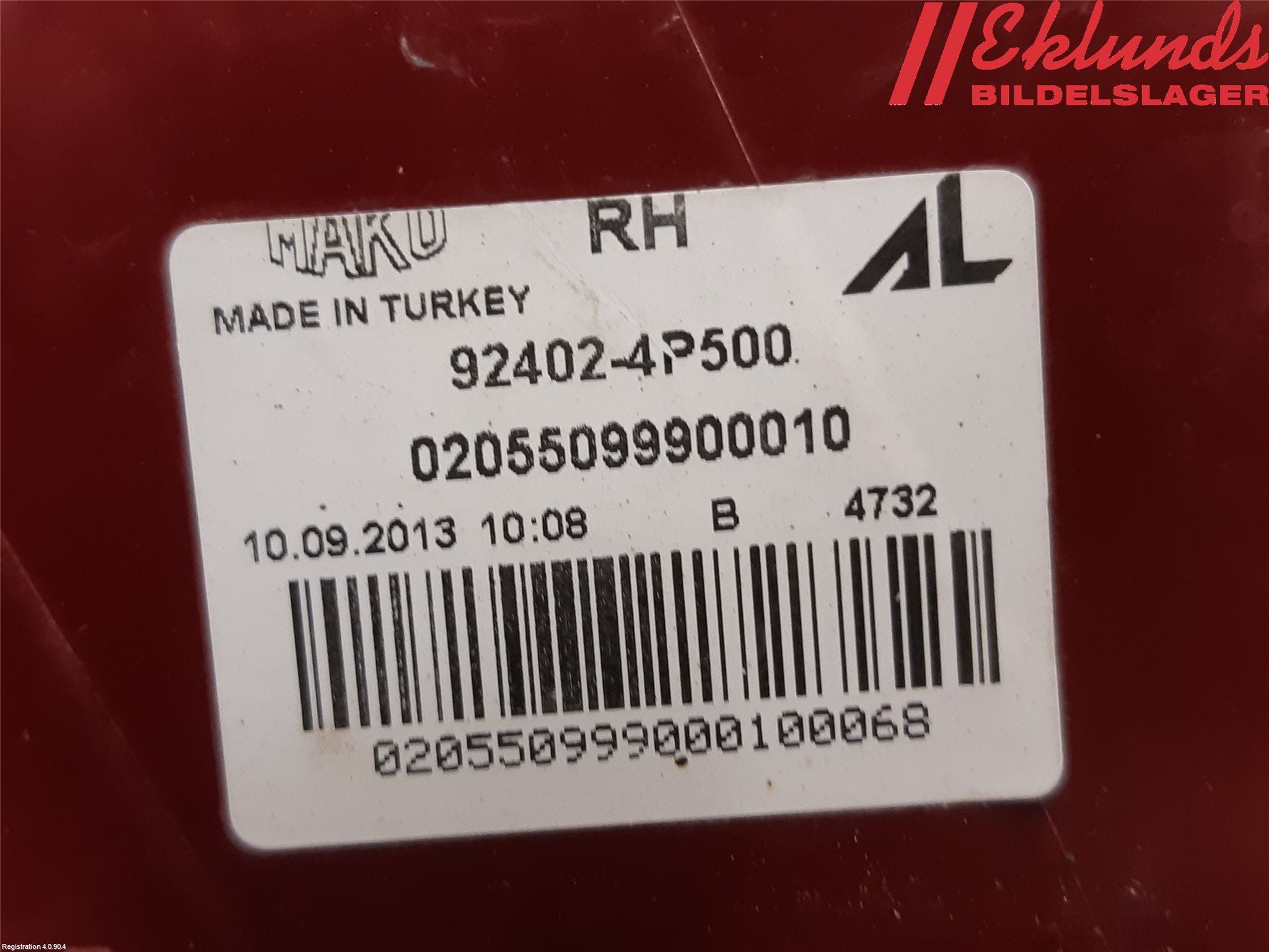 Hyundai ix20 Bakljus Höger