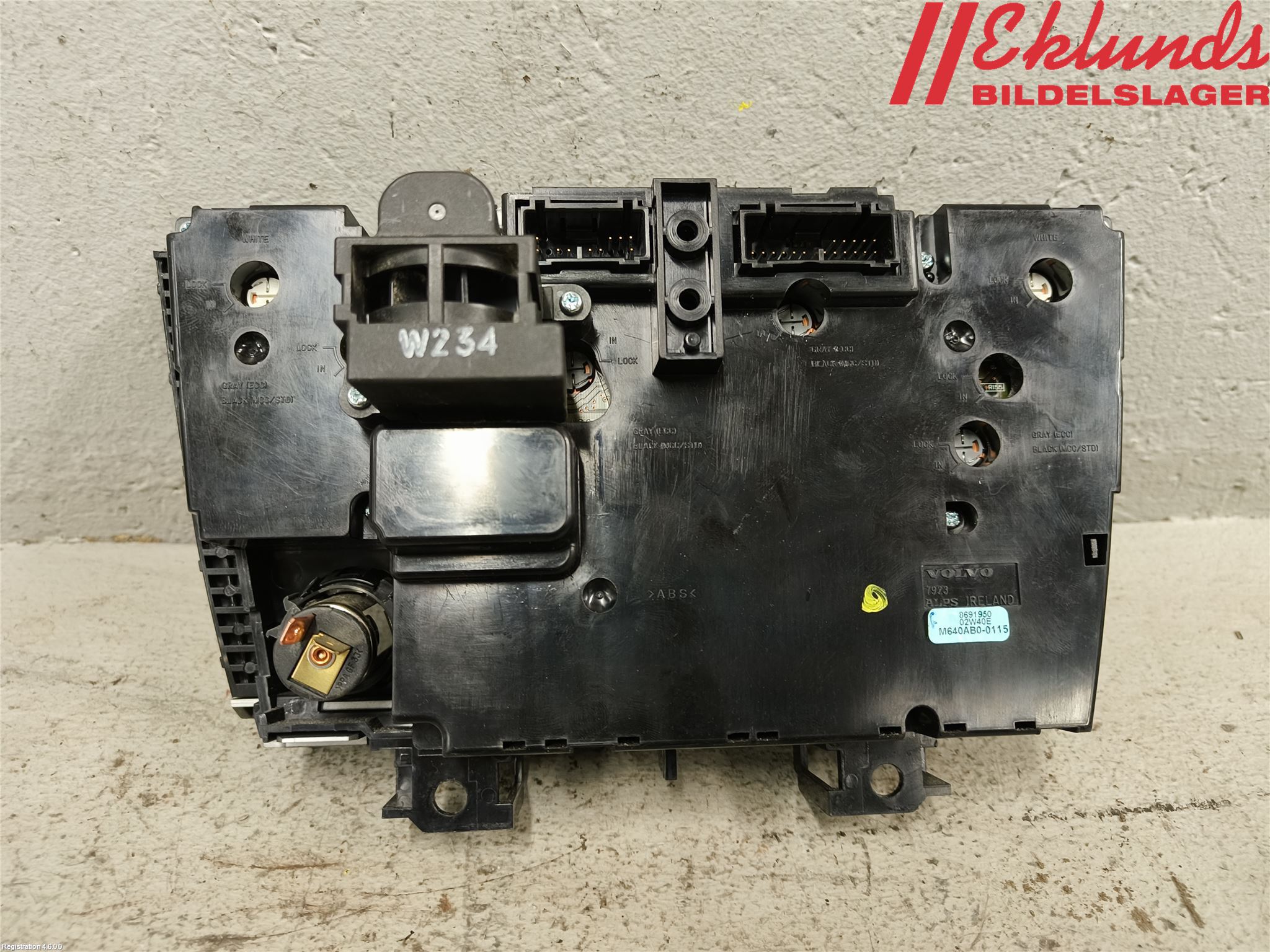 Volvo V70 00-04 Ac Styrenhet Ac Manöveren