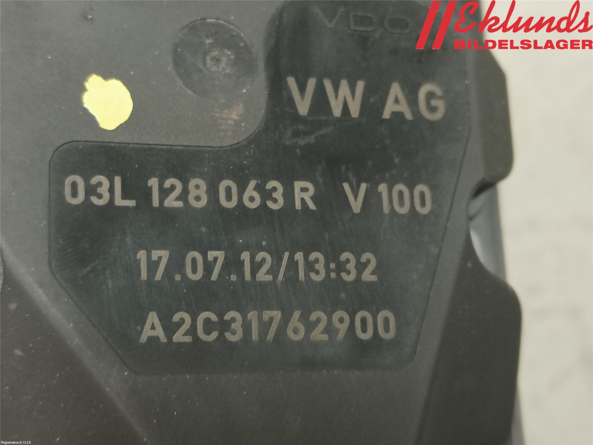 Audi A3/S3 05-13 Injspjällhus