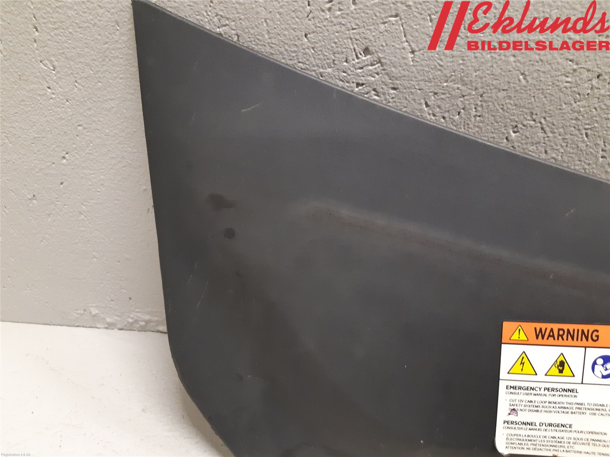 Tesla MODEL X 16- Täckplast Front