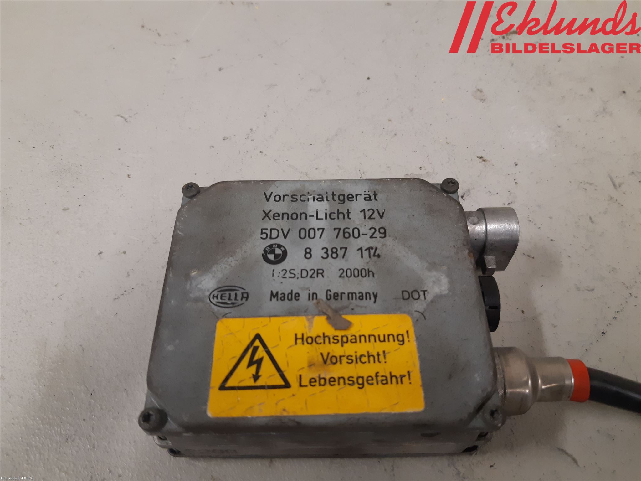 BMW 5 E39 95-04 Styrenhet Strålkastare