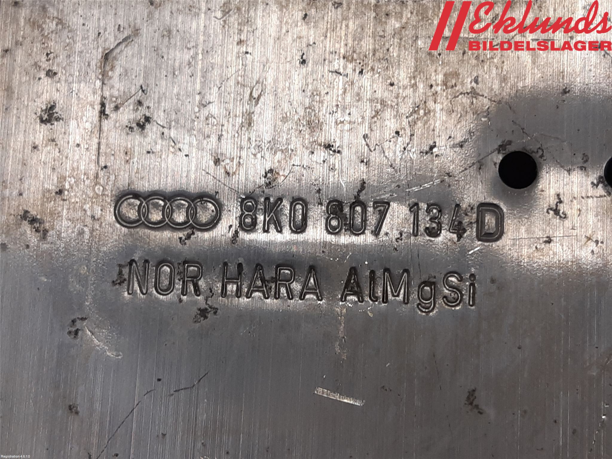 Audi A4/S4 08-11 Stötfångarbärjärn Fram