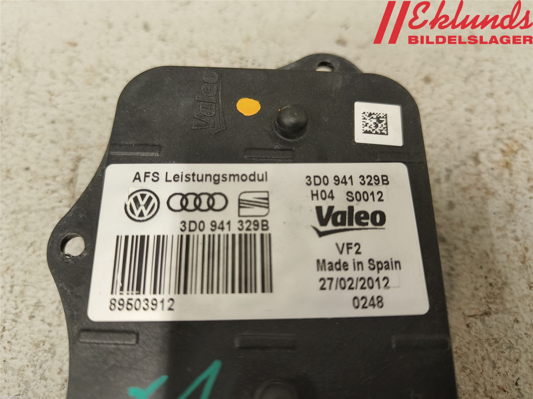 Volkswagen VW PASSAT 11-14 Styrenhet Strålkastare