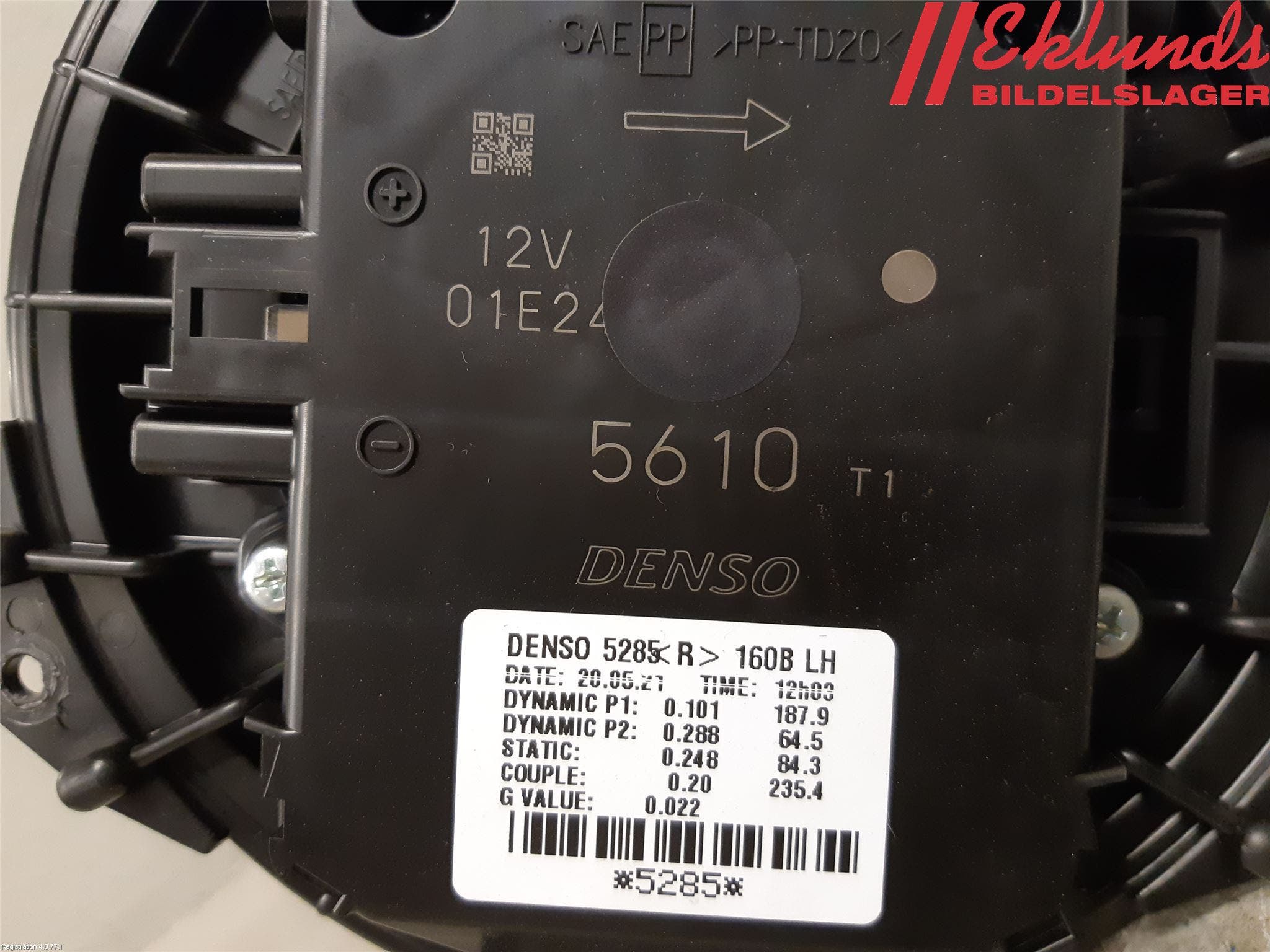 Toyota COROLLA 19- Ac Värmefläkt