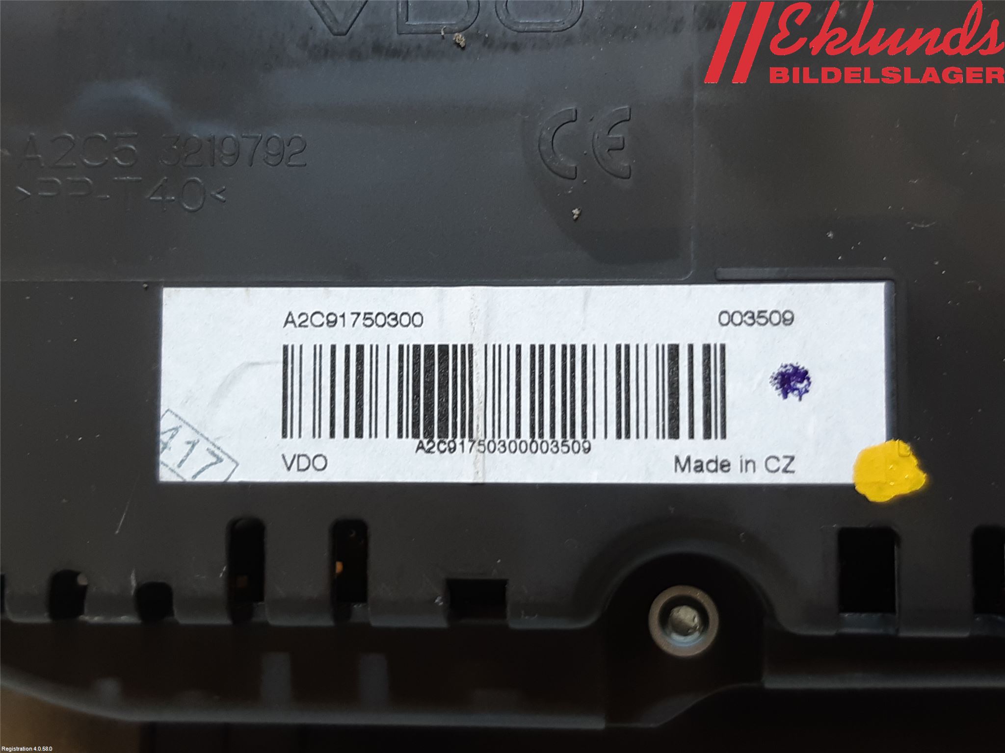 Volkswagen VW PASSAT 15-19 Instrument Komb