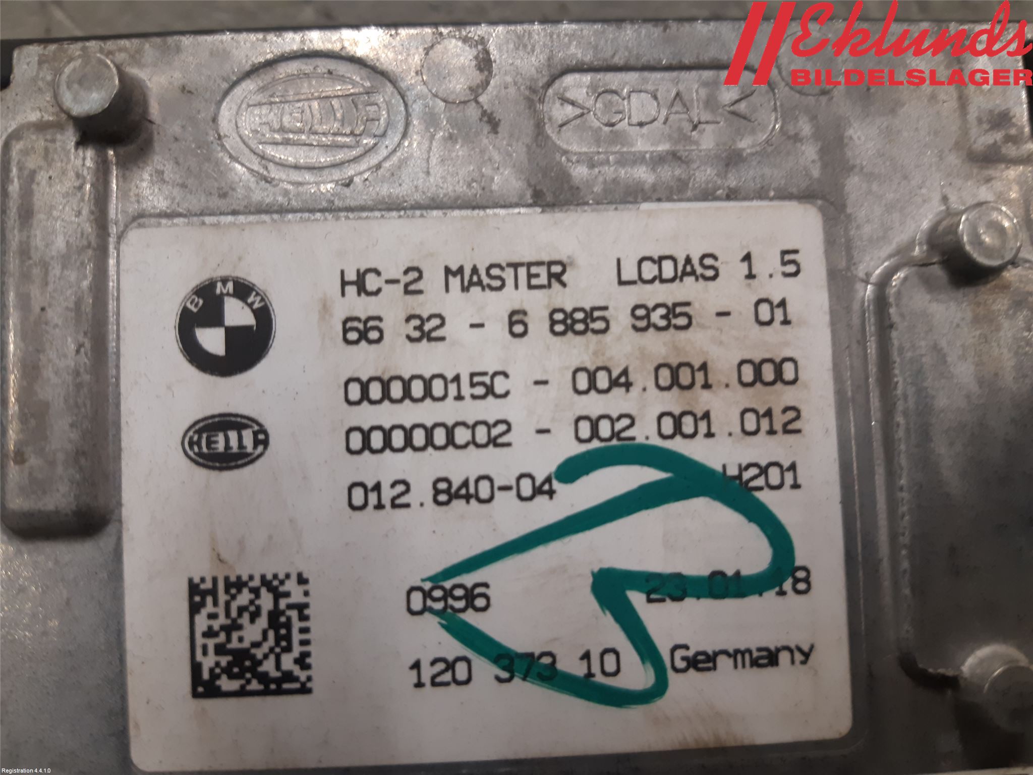 BMW 3 F30/F31/F80 12-19 Sensor Aktivt Kollisionsskydd