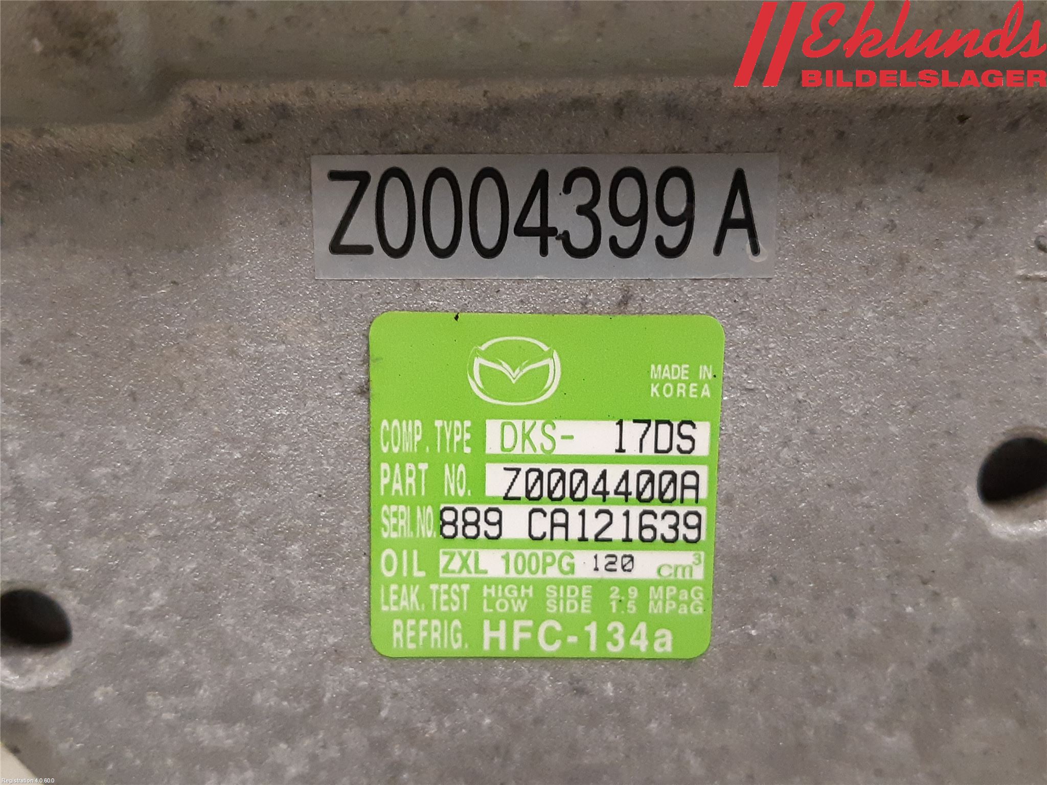 Mazda 6 08-13 Ac Kompressor