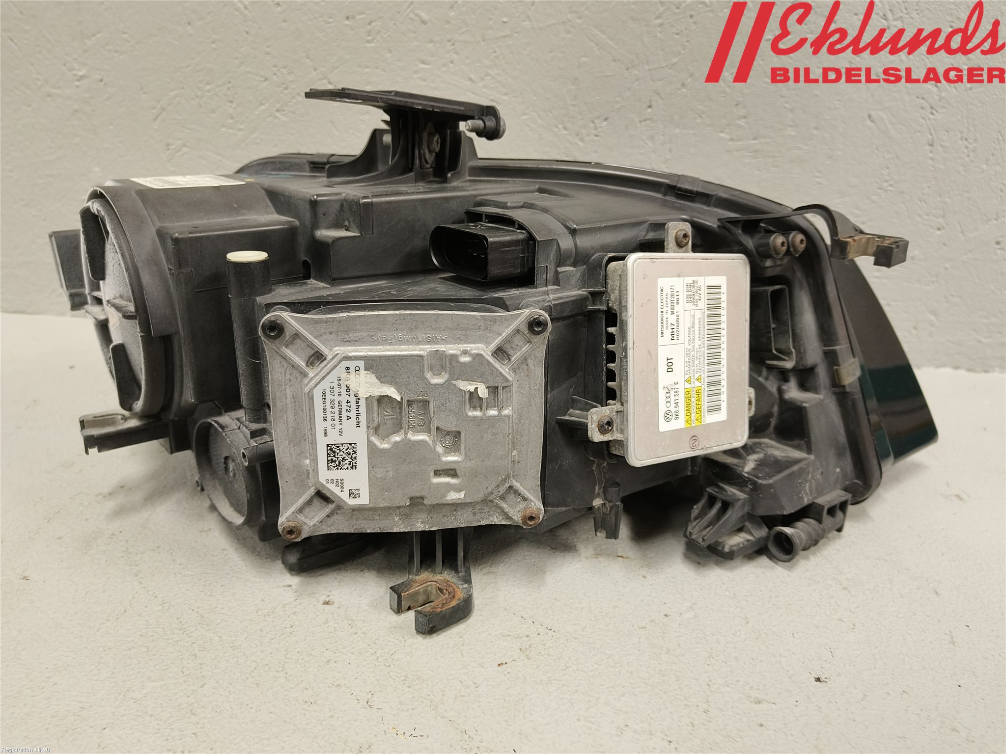 Audi A4/S4 08-11 Strålkastare Vänster