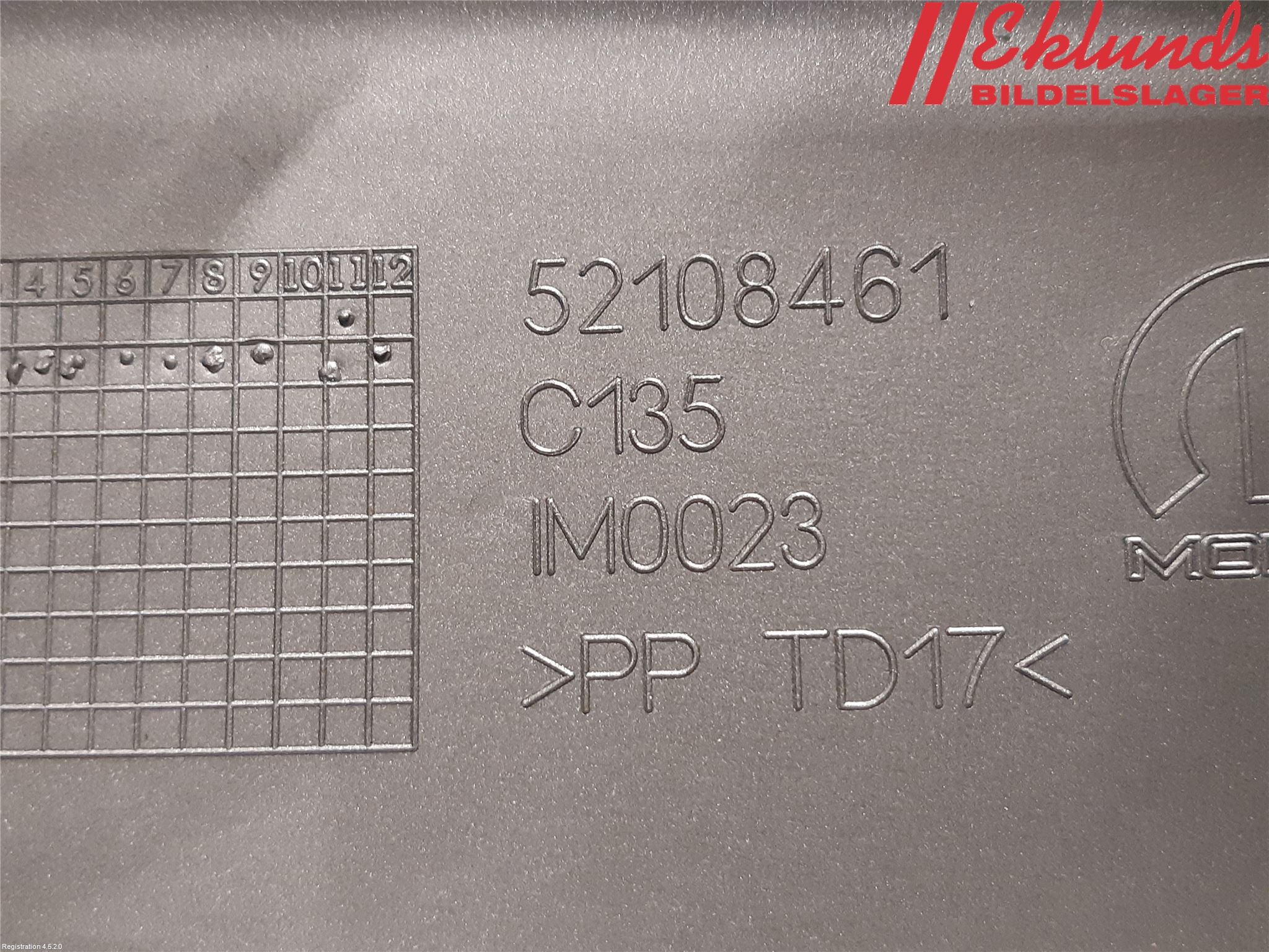 Fiat 500X 15- Stöt Utfyllnad-List-Grill