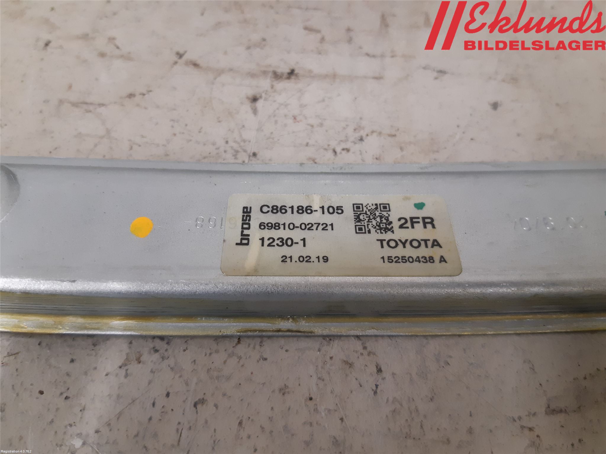 Toyota COROLLA 19- Fönsterhiss El Kompl