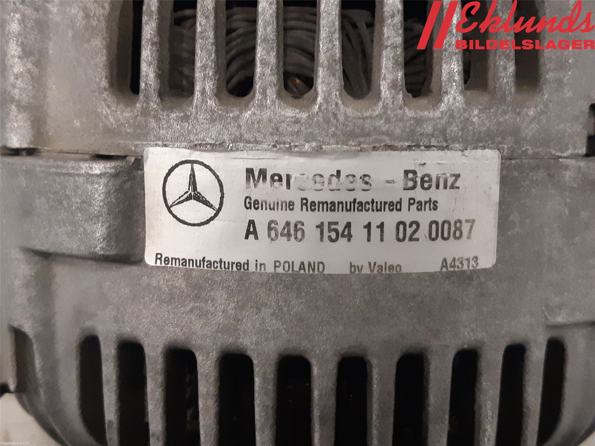 Mercedes-Benz MB SPRINTER (W906) 06-18 Generator
