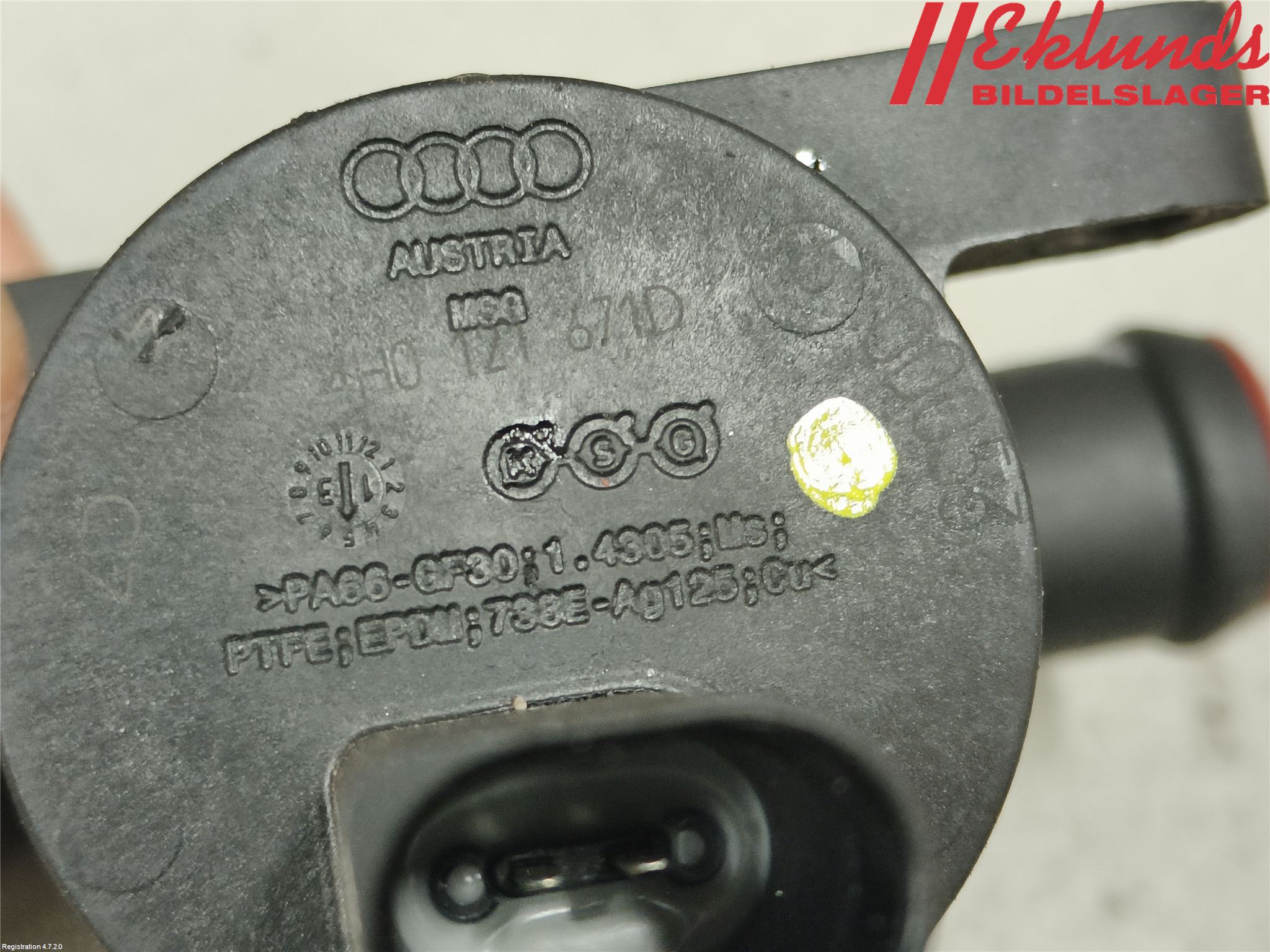 Audi A6/S6 4G 11-18 Värmeventil